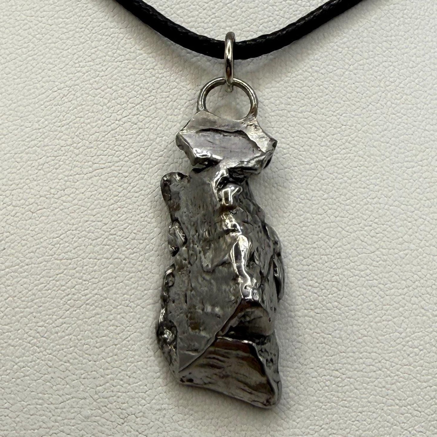 Beautiful Aletai Meteorite Pendant, 12.79 grams, Astronomy Gift, Authentic Meteorite, Meteorite Jewelry, Meteorite Pendant, COA, Space Gift