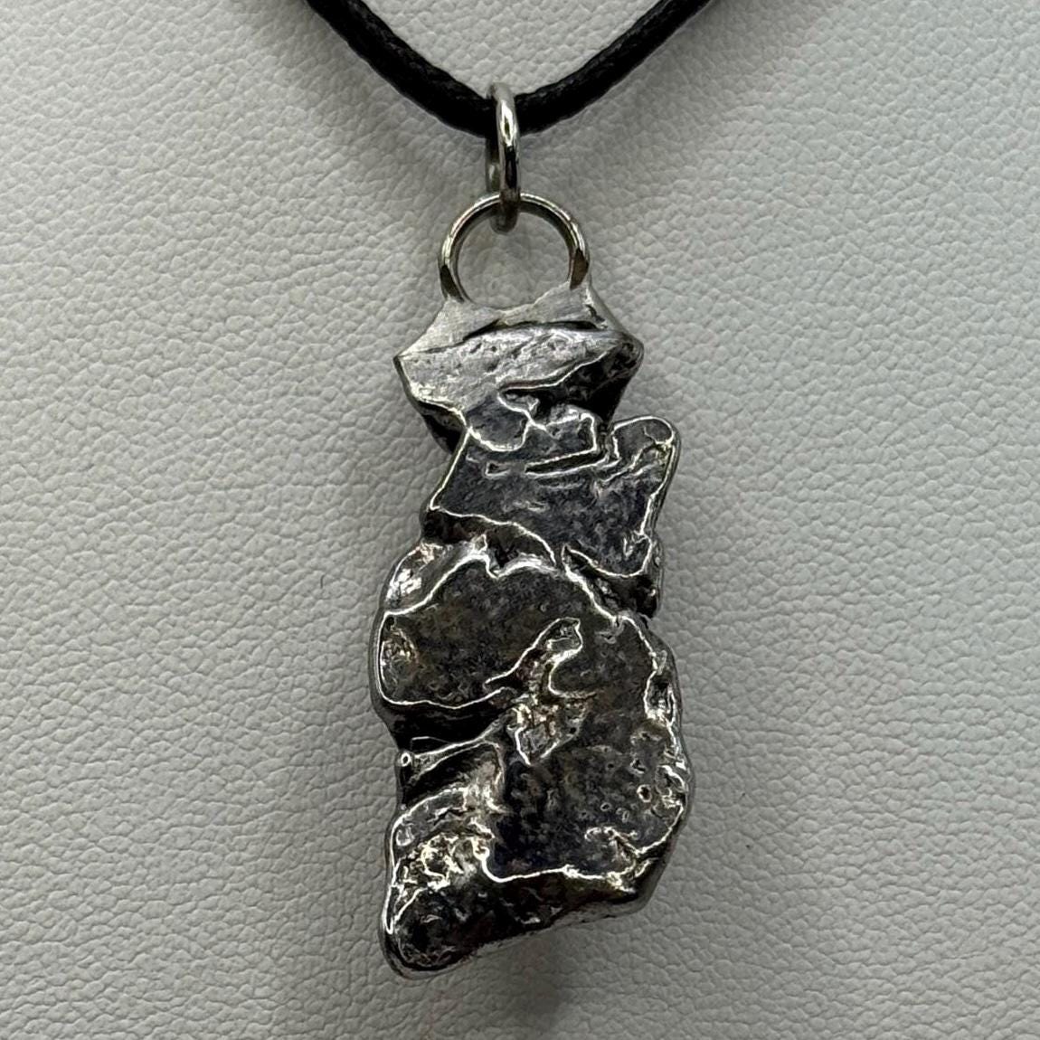 Beautiful Aletai Meteorite Pendant, 12.79 grams, Astronomy Gift, Authentic Meteorite, Meteorite Jewelry, Meteorite Pendant, COA, Space Gift