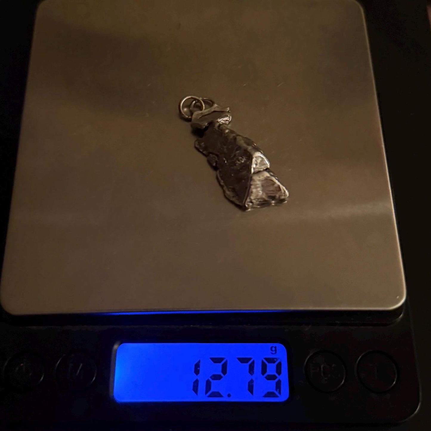 Beautiful Aletai Meteorite Pendant, 12.79 grams, Astronomy Gift, Authentic Meteorite, Meteorite Jewelry, Meteorite Pendant, COA, Space Gift