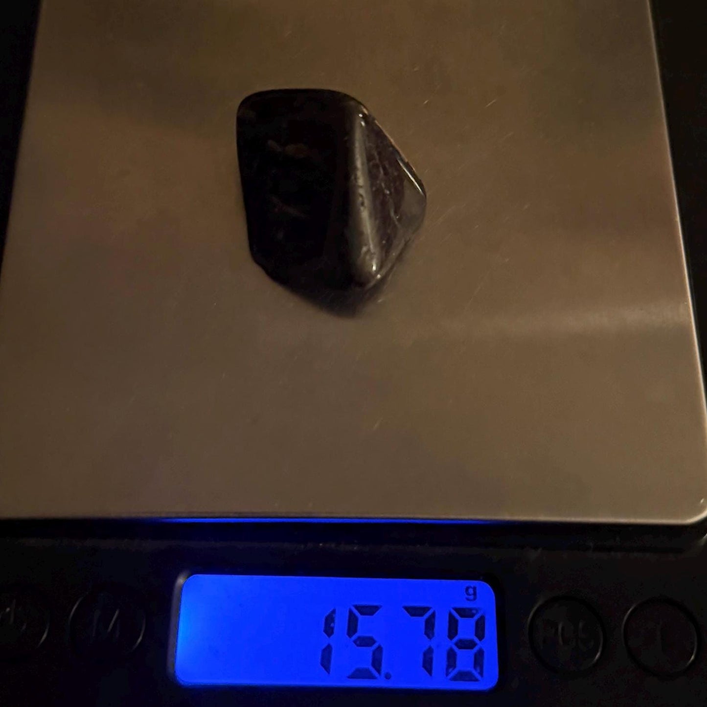 Nuummite Stone, Sorcerer’s Stone, Natural Nuummite, Greenland, Reiki, Rock Collection, Manifesting, Grounding, Energy Work, 15.78 grams
