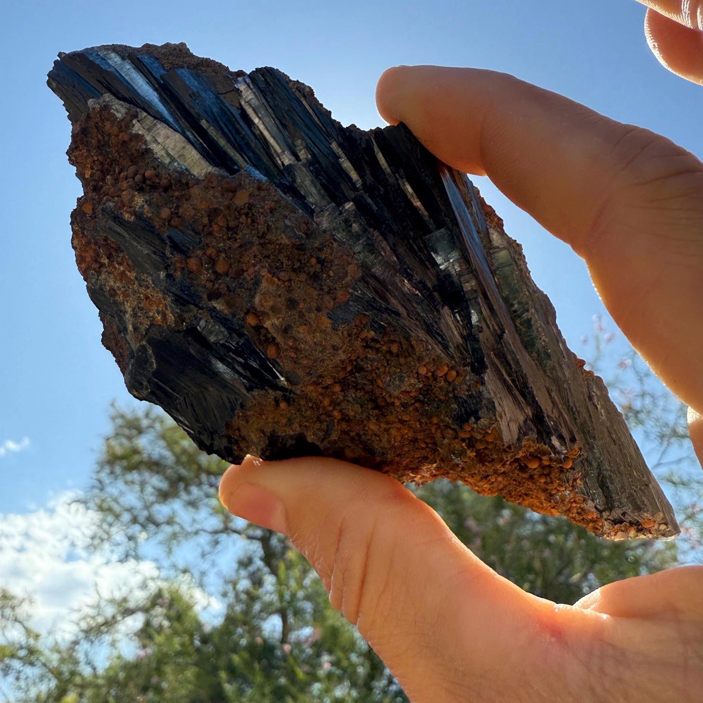Rare Large Vivianite Crystal Specimen, Vivianite, Vivianite, Brazilian Vivianite, Reiki Energy, Crystal Collection, Reiki, 275 Grams/9.8 oz