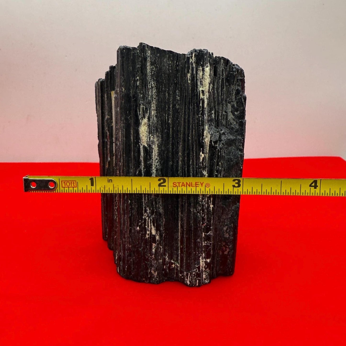 Black Tourmaline uncut natural stone, Brazilian Tourmaline, Psychic Protection, Rock Collection, Office Decor, Home Decor, 1 lb 3.0 ounces