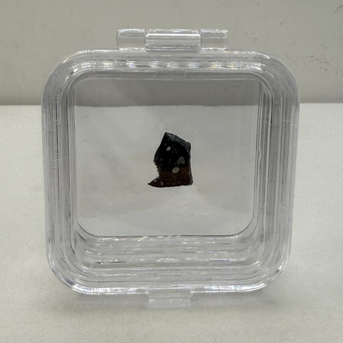 NWA 17679 Lunar Meteorite Slice, Rare Feldspathic Breccia Lunar, Mauritania, Africa, Moon Rock, Astronomy Gift, 0.34 grams