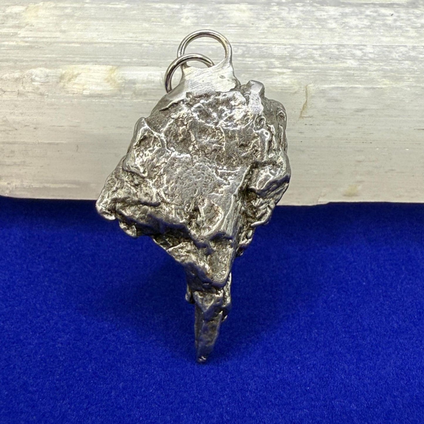 Beautiful Meteorite Campo del Cielo Pendant 15.12 Grams, Astronomy Gift, Authentic Meteorite, Meteorite Jewelry, Meteorite Pendant, COA