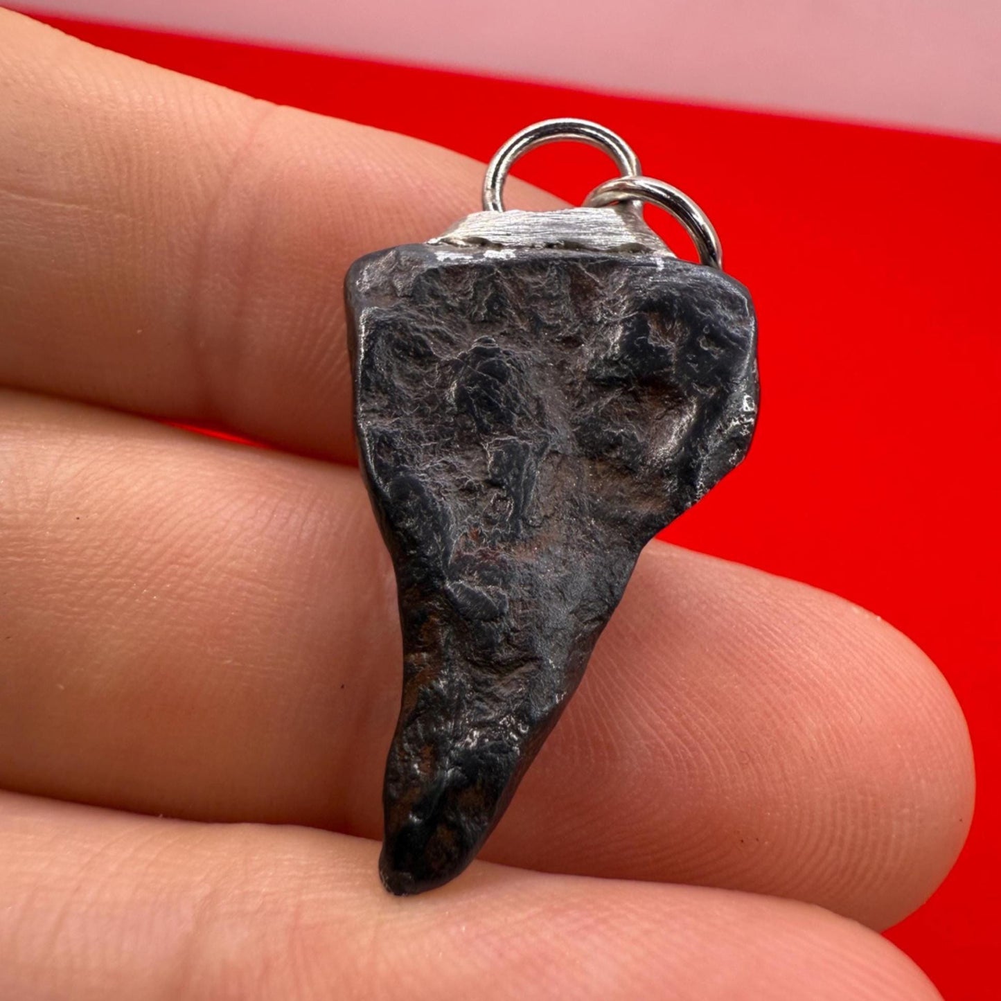 Agoudal Meteorite Pendant, Agoudal, Astronomy Gift, Space Gift, Iron Meteorite, Handmade Pendant, Authentic Iron Meteorite, 6.18 Grams