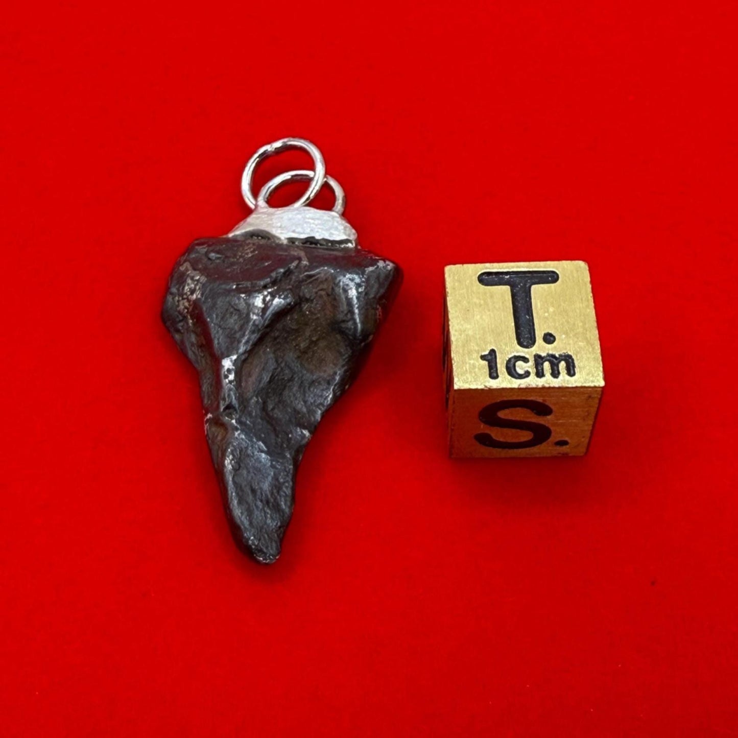 Agoudal Meteorite Pendant, Agoudal, Astronomy Gift, Space Gift, Iron Meteorite, Handmade Pendant, Authentic Iron Meteorite, 6.18 Grams
