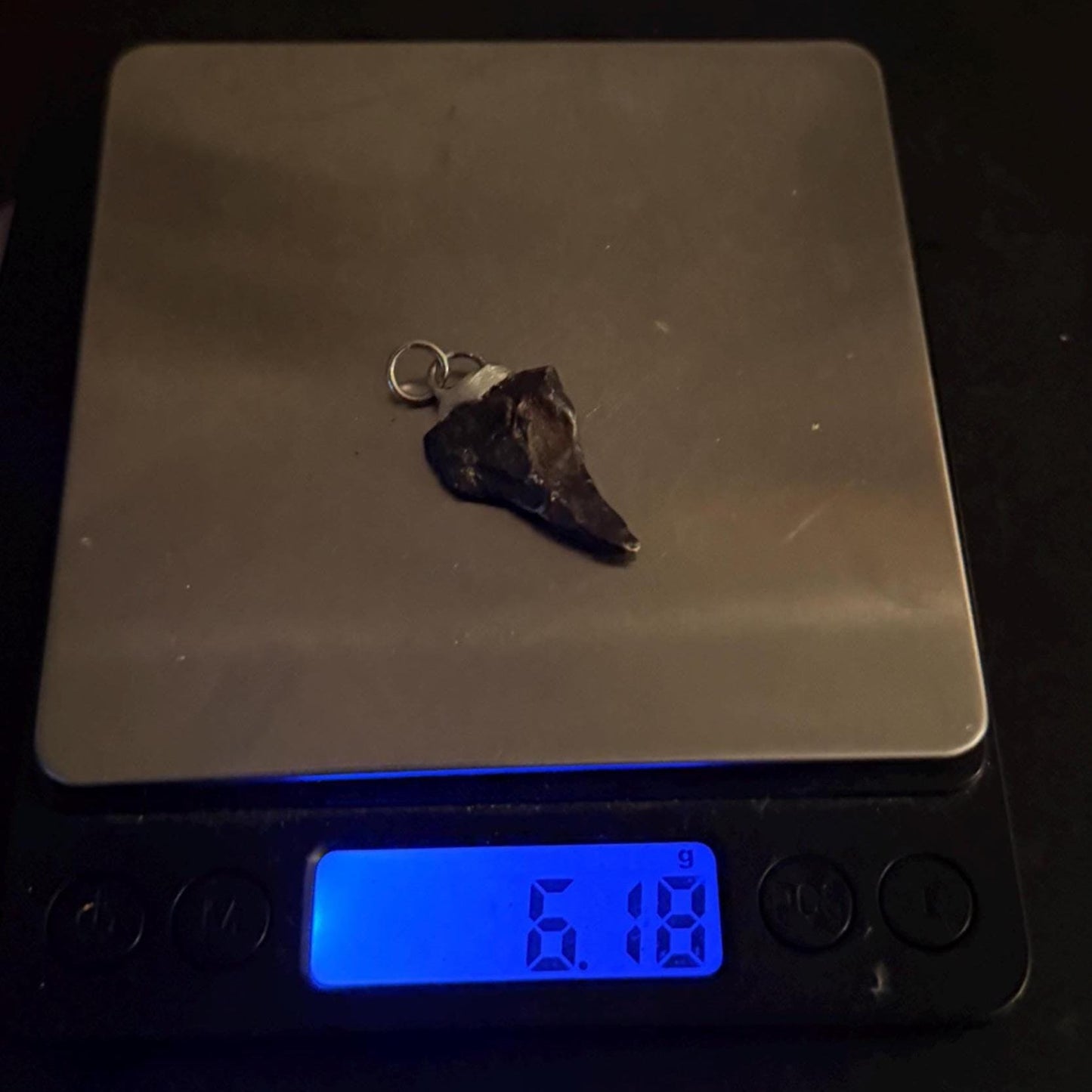 Agoudal Meteorite Pendant, Agoudal, Astronomy Gift, Space Gift, Iron Meteorite, Handmade Pendant, Authentic Iron Meteorite, 6.18 Grams