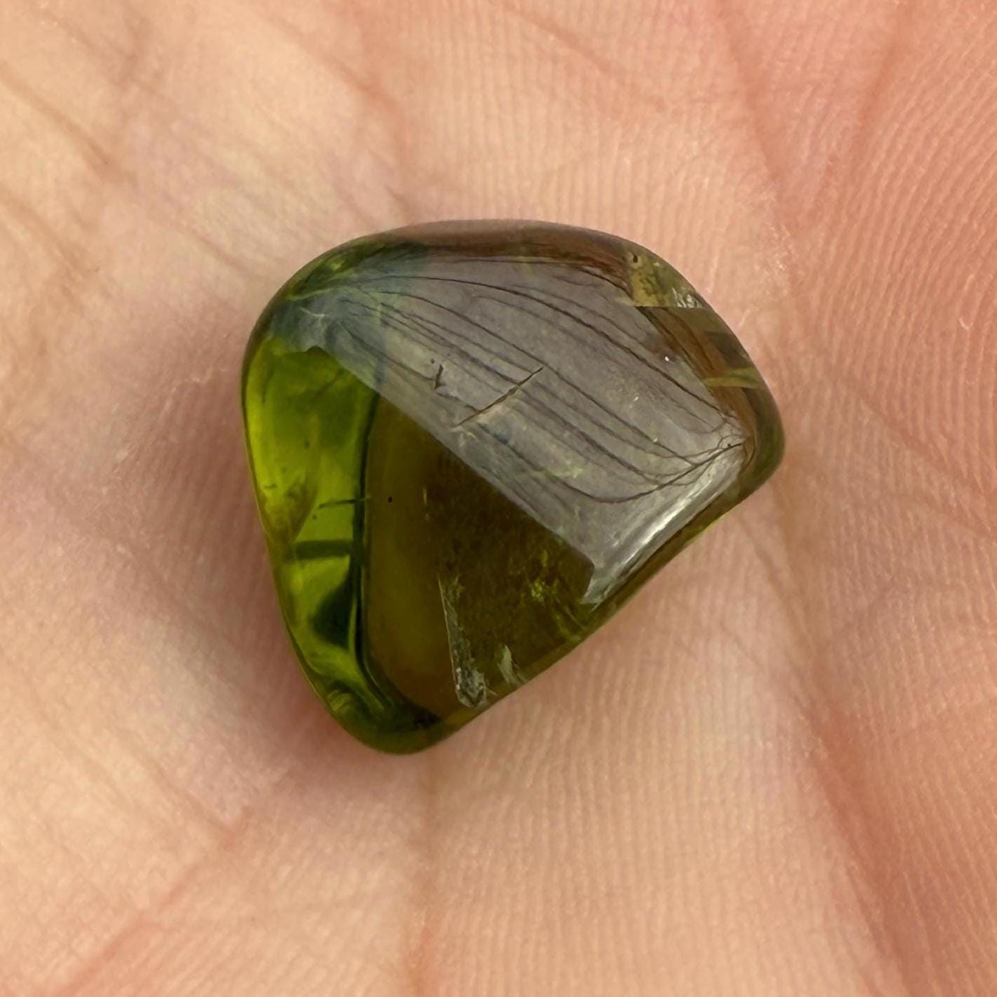 High Quality Arizona Peridot Crystal 2.18g / 10.9 Carats, Natural Green Gemstone, Collector Specimen, August Birthstone Jewelry
