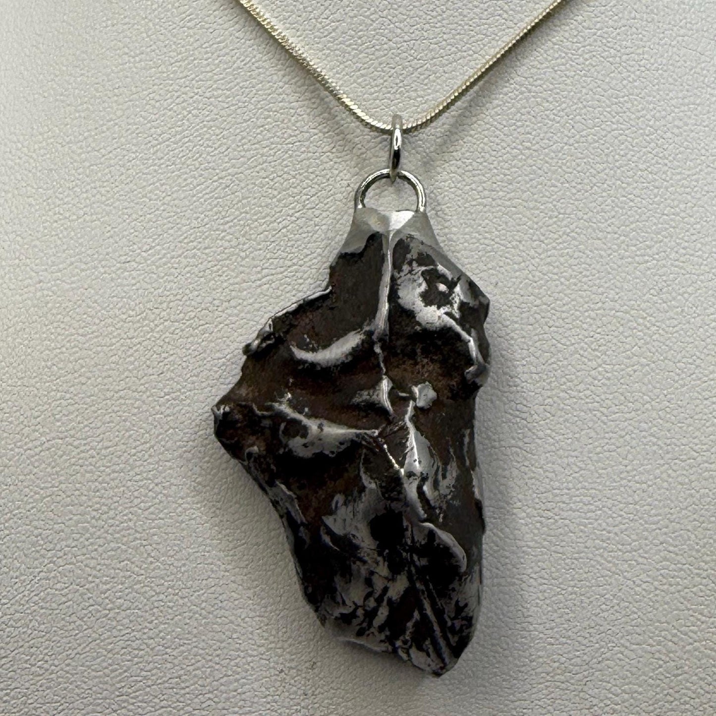 Unique Iron Meteorite Specimen Gebel Kamil, 46.02g, Astronomy Gift, Space Gift, Iron Meteorite, Egypt, Polished Meteorite, Space