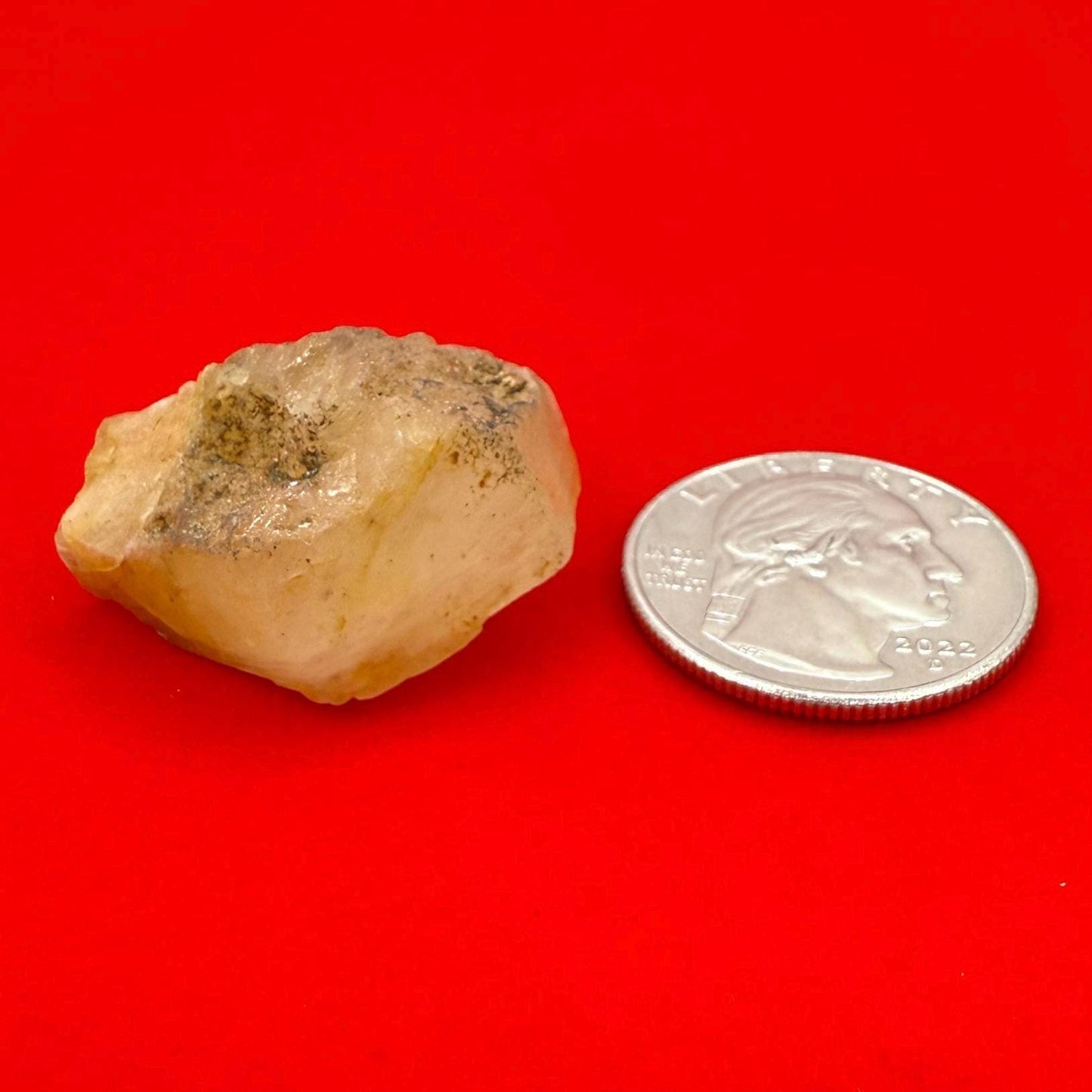 Golden Brazilian Phenacite Crystal: High-Vibration Gemstone, Reiki Energy Work, 13.98g/69.9ct