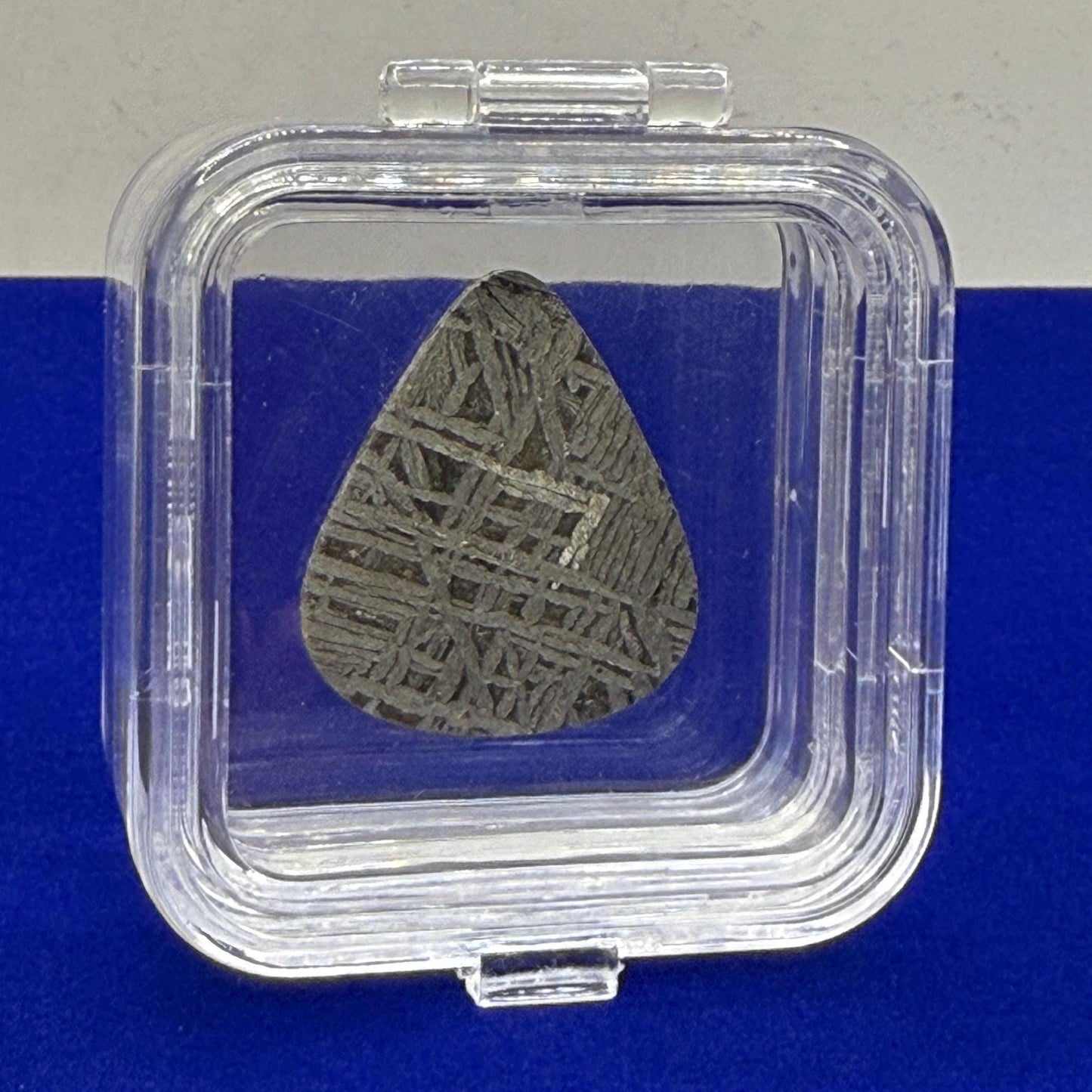 Aletai Meteorite Guitar Pick: Etched Iron, Unique Astronomy Gift, 6.98 grams