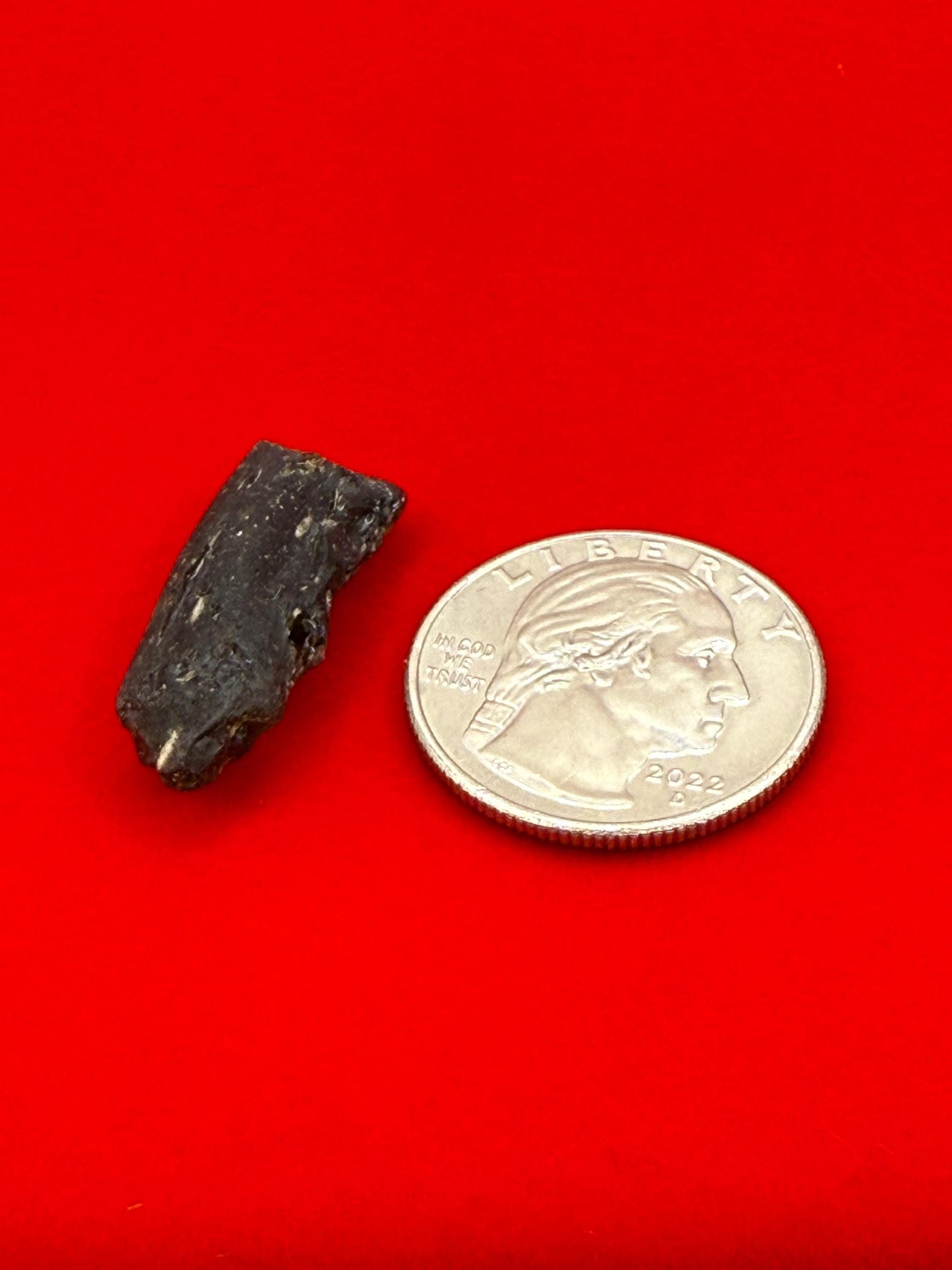 Darwin Glass Tektite: Tasmanian Impactite Talisman, 2.08 grams