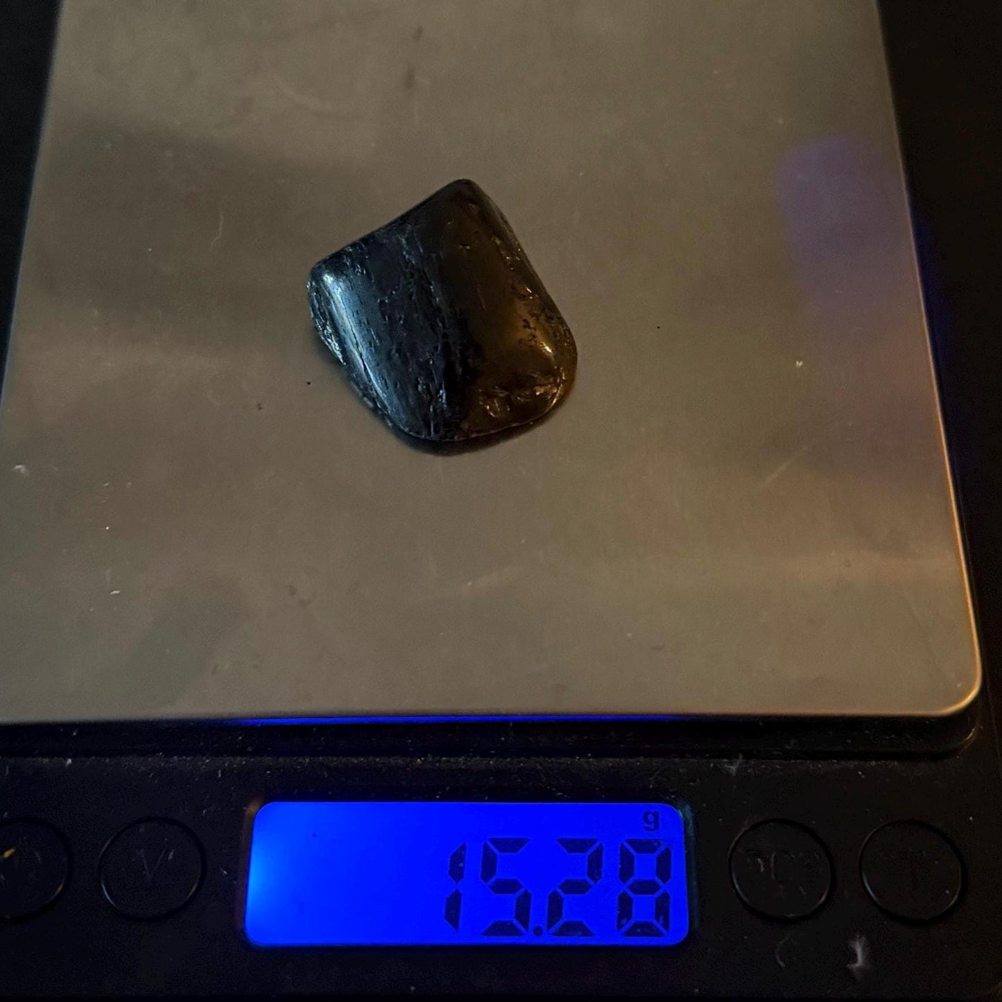 Nuummite Stone, Natural Nuummite, Greenland, Reiki, Rock Collection, Manifesting, Grounding, Energy Work, Reiki Creativity, 15.28 grams