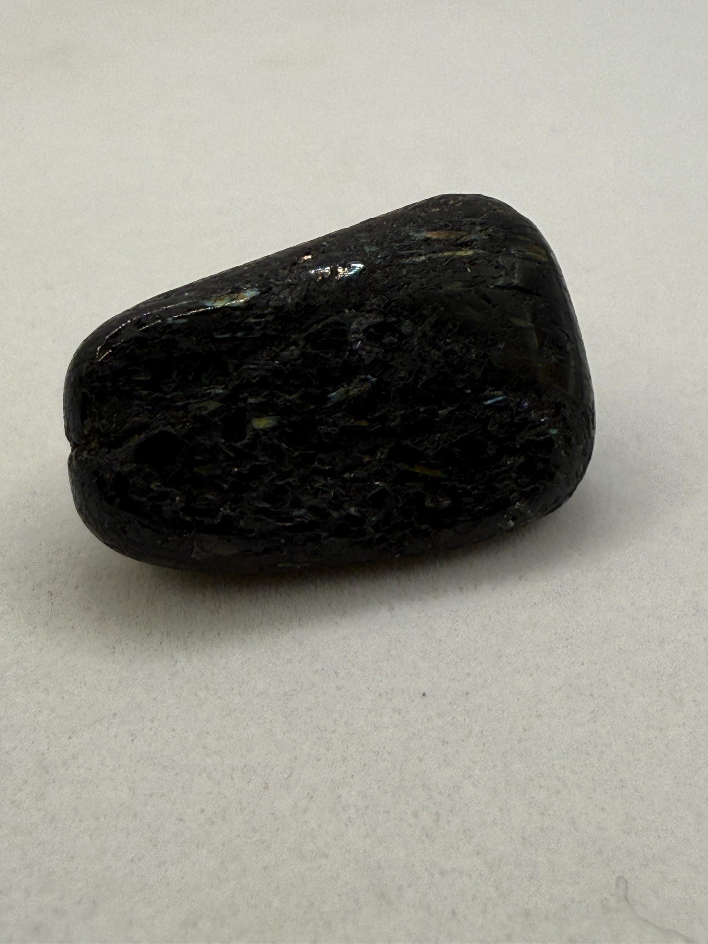 Nuummite Stone, Natural Nuummite, Greenland, Reiki, Rock Collection, Manifesting, Grounding, Energy Work, Reiki Creativity, 9.27 grams