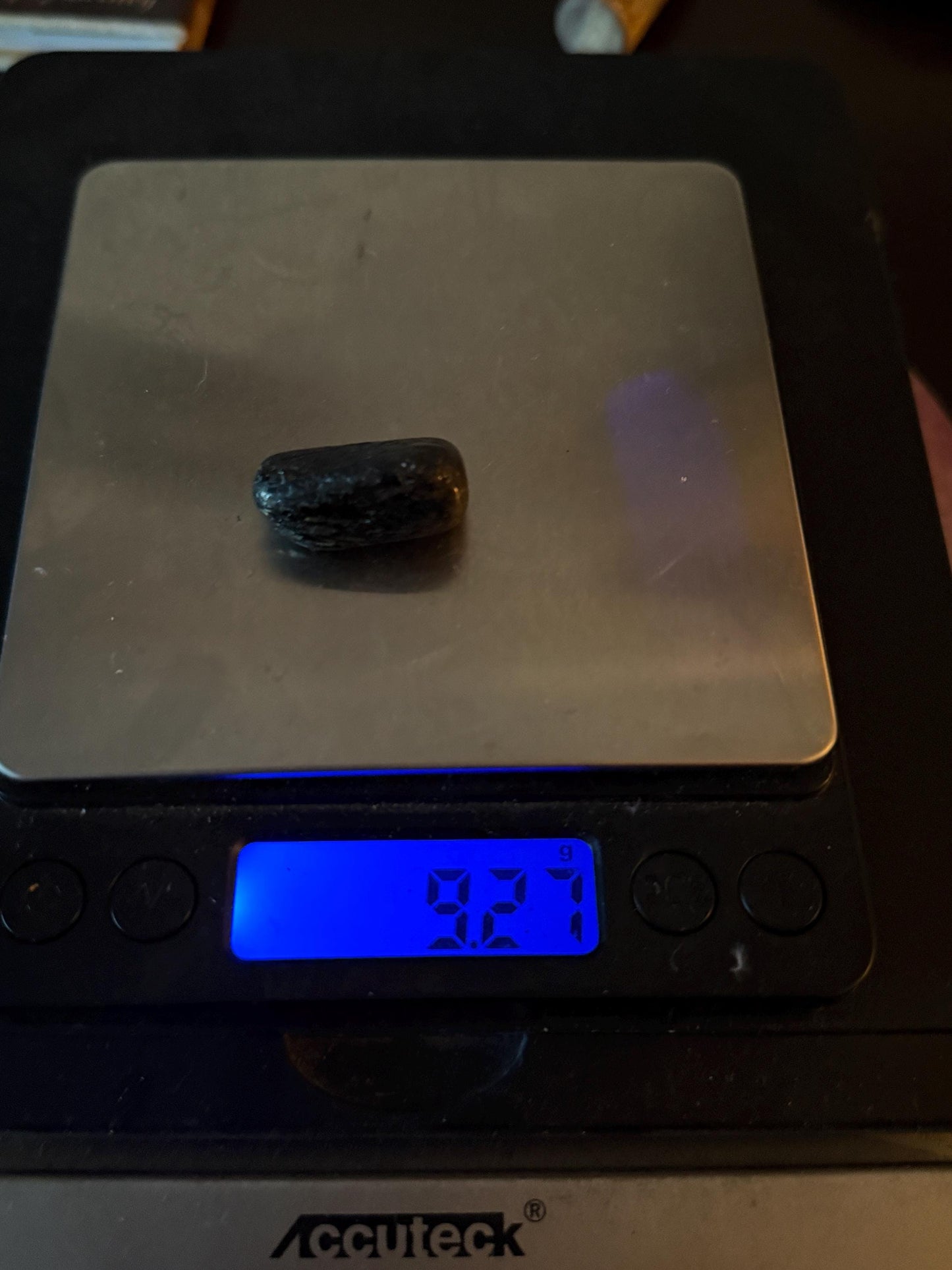 Nuummite Stone, Natural Nuummite, Greenland, Reiki, Rock Collection, Manifesting, Grounding, Energy Work, Reiki Creativity, 9.27 grams