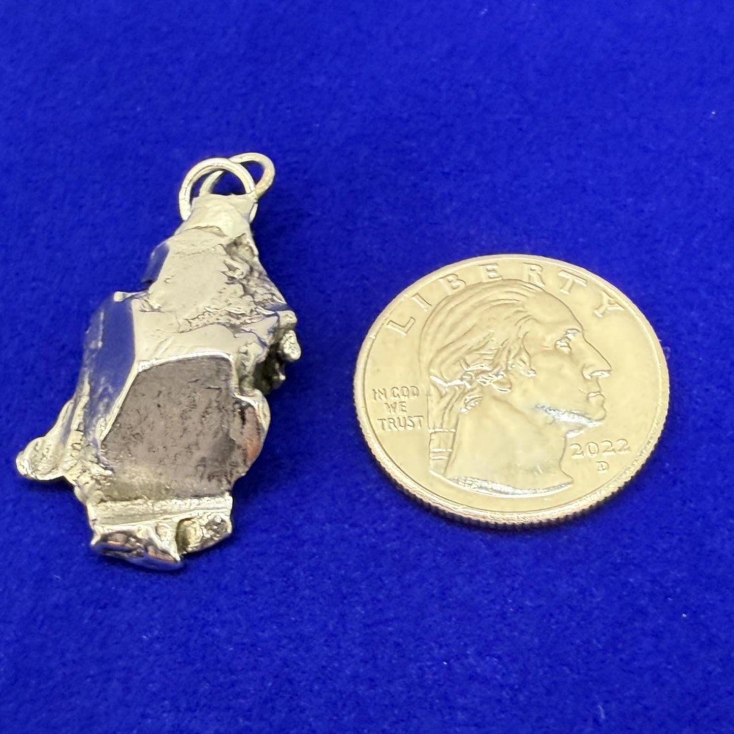 Beautiful Aletai Meteorite Pendant, 15.07 grams, Astronomy Gift, Authentic Meteorite, Meteorite Jewelry, Meteorite Pendant, COA, Space Gift