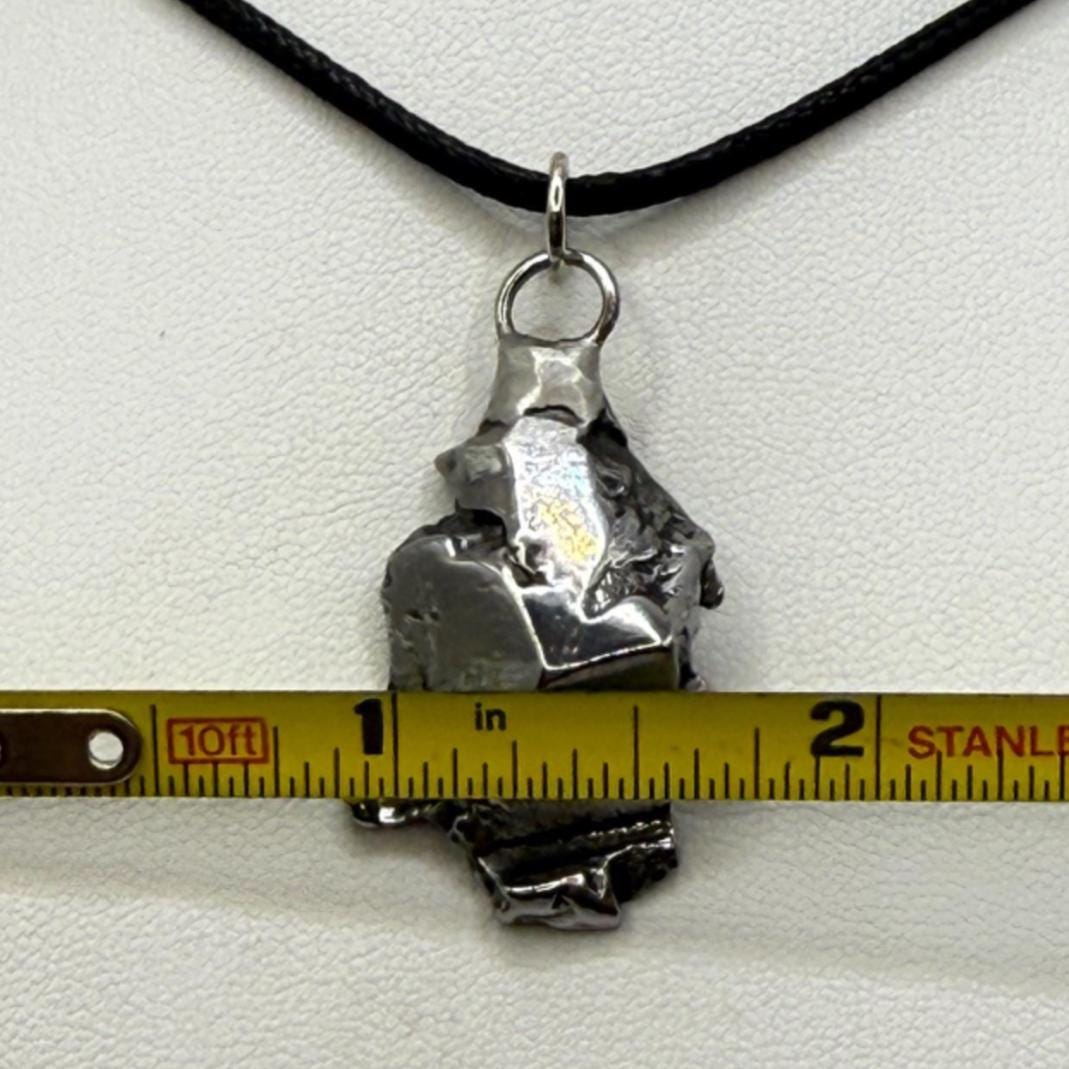 Beautiful Aletai Meteorite Pendant, 15.07 grams, Astronomy Gift, Authentic Meteorite, Meteorite Jewelry, Meteorite Pendant, COA, Space Gift