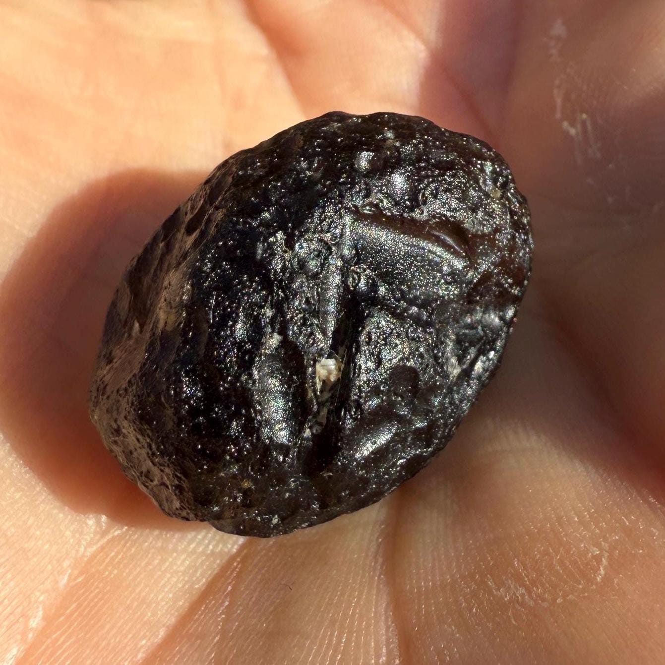 Colombianite Specimen, Beautiful and Translucent, Shamanic, Tektite, Pseudotektite, Obsidian, Healing Energy, Metaphysical, 9.52 grams