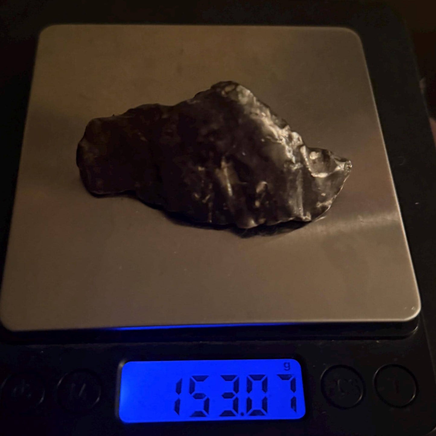 Gebel Kamil Iron Meteorite Specimen: Polished Ataxite from Egypt, 153.07 grams