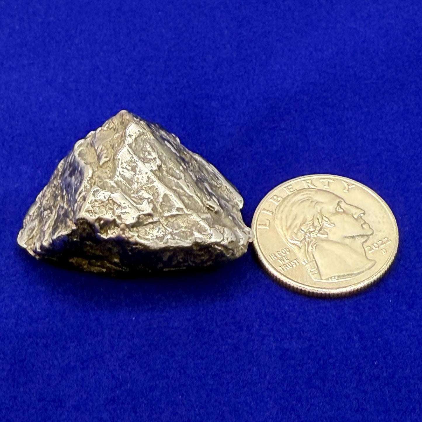 Uruacu Iron Meteorite Specimen: Space Gift, Authentic Meteorite, Brazil, 68.44 grams