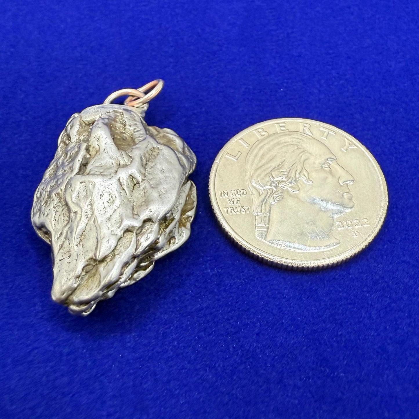 Beautiful Meteorite Campo del Cielo Pendant 20.44 Grams, Astronomy Gift, Authentic Meteorite, Meteorite Jewelry, Meteorite Pendant, COA
