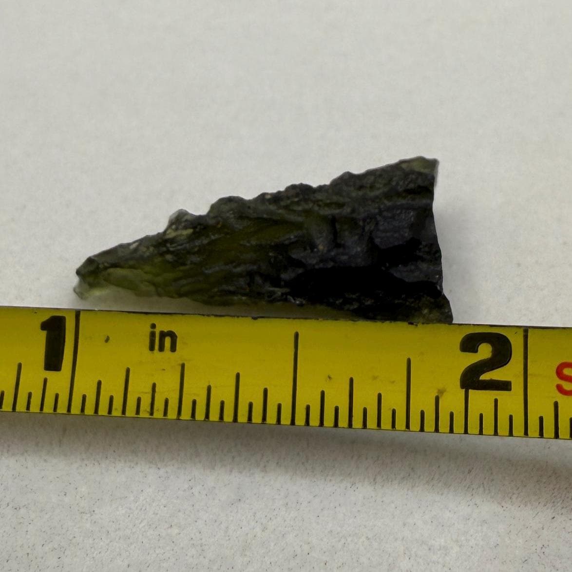 Authentic Moldavite Tektite Specimen: Czech Republic, Reiki Energy, 1.61g/8.05ct