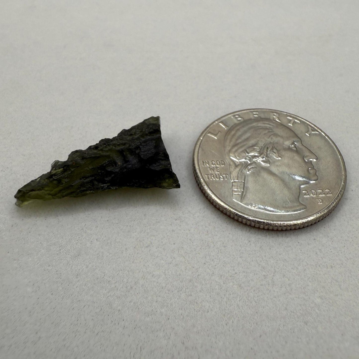 Authentic Moldavite Tektite Specimen: Czech Republic, Reiki Energy, 1.61g/8.05ct