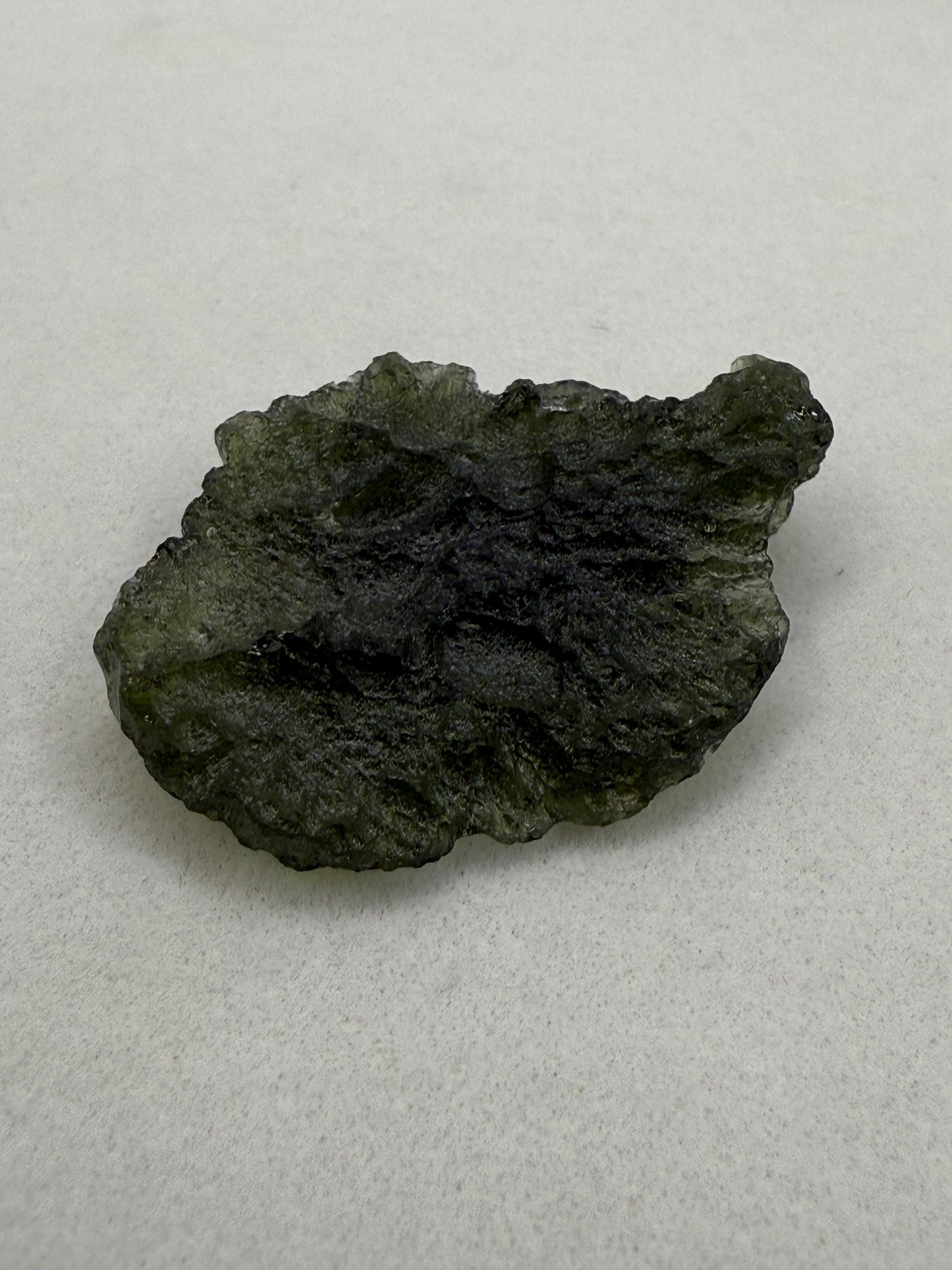 Authentic Moldavite Tektite Specimen: Czech Republic, Reiki Energy, 4.54g/22.7ct