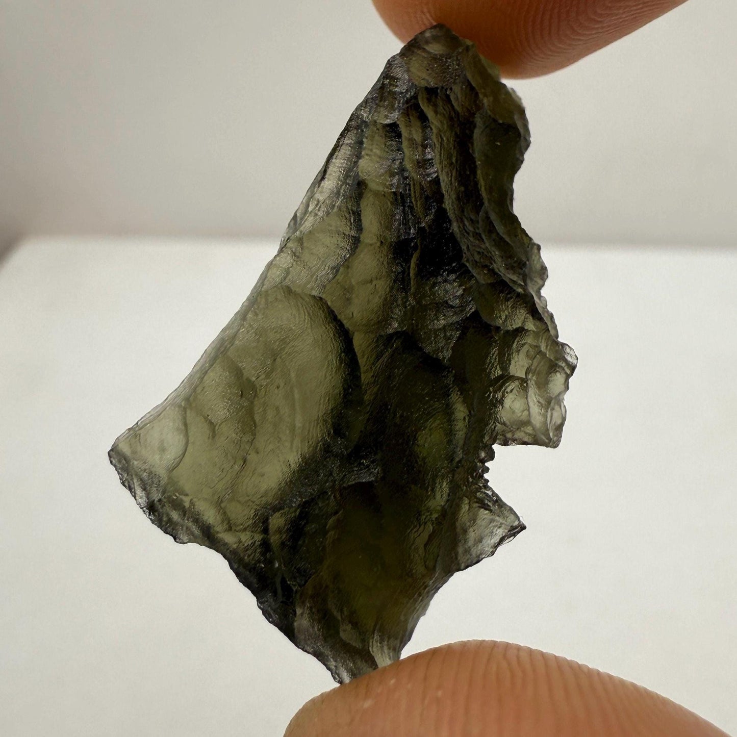 Authentic Moldavite Tektite Specimen: Czech Republic, Reiki Energy, 6.39g/31.95ct