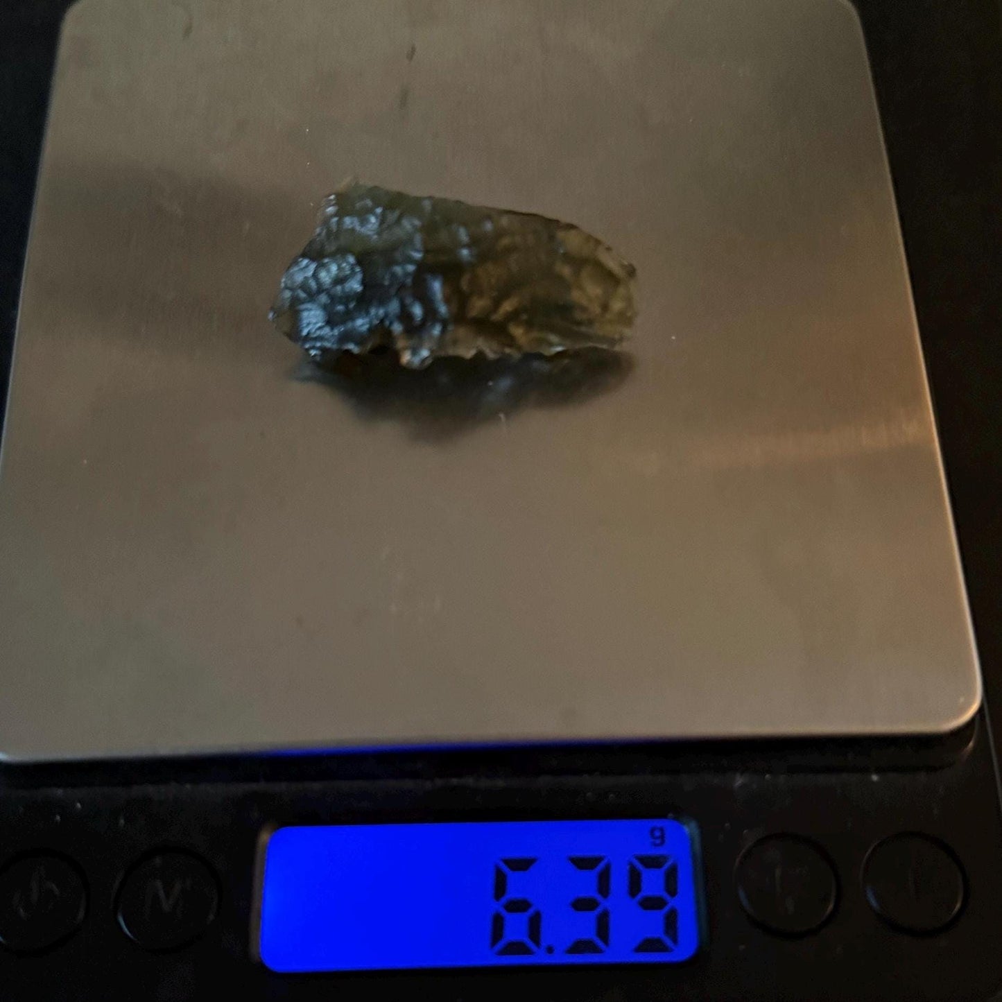 Authentic Moldavite Tektite Specimen: Czech Republic, Reiki Energy, 6.39g/31.95ct