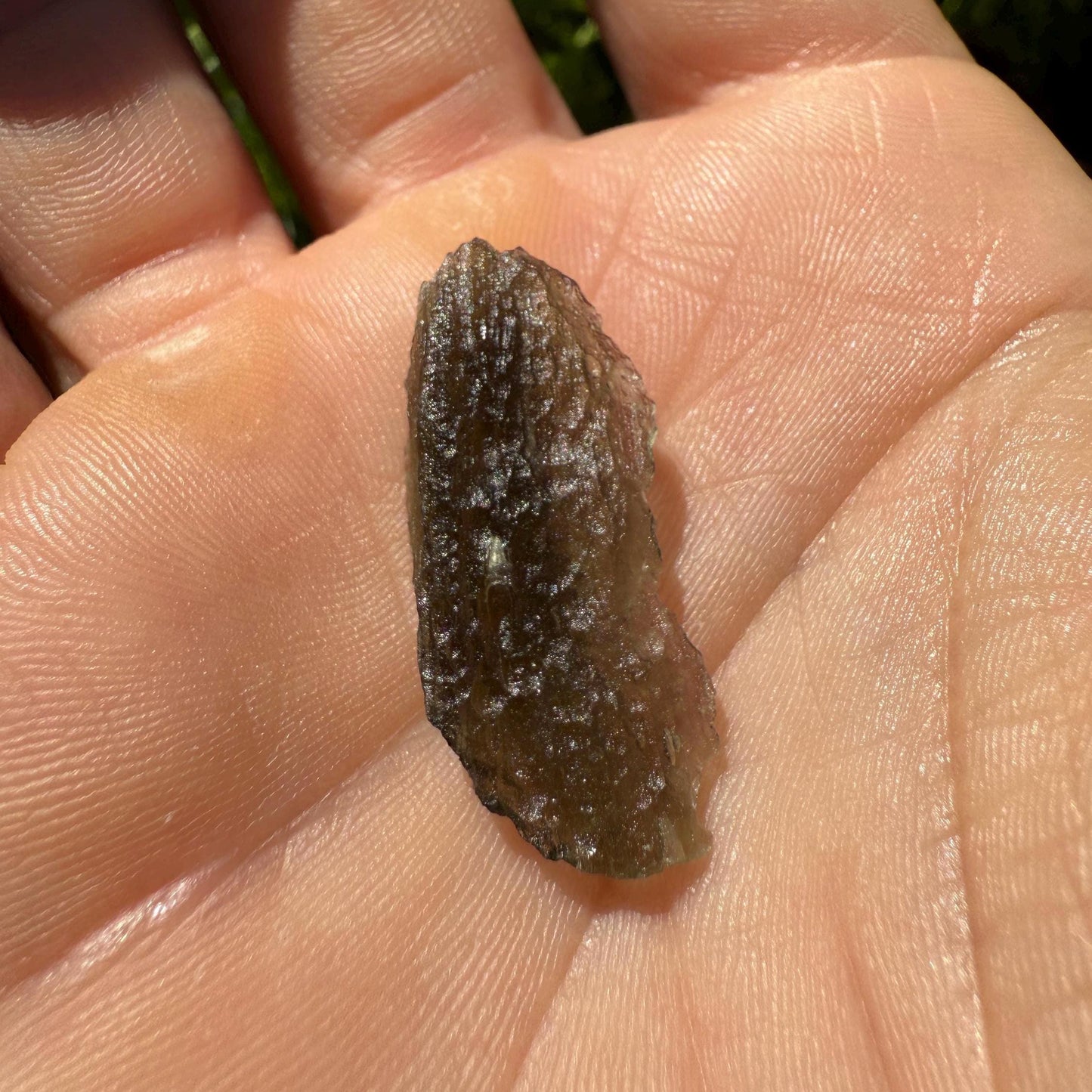 Authentic Moldavite Tektite Specimen: Czech Republic, Reiki Energy, 1.61g/8.05ct