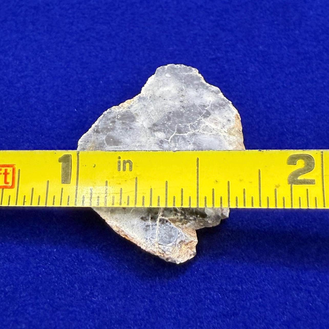 NWA 15373 Moon/Lunar Meteorite Slice, Feldspathic Breccia, Moon Meteorite, Meteorite Collection, Lunar Feldspathic Breccia, 3.61 grams