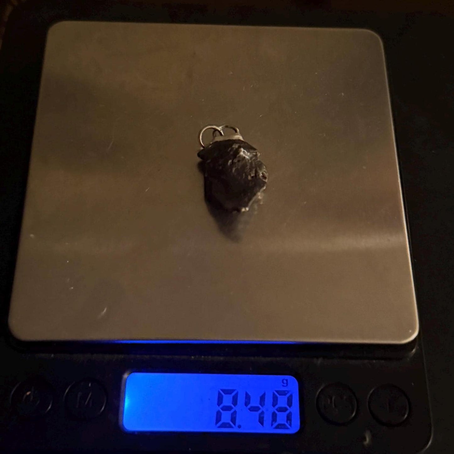 Canyon Diablo Meteorite Pendant 8.48 grams, Arizona Meteorite, Authentic Meteorite, Astronomy Gift, Space Gift, Iron Meteorite