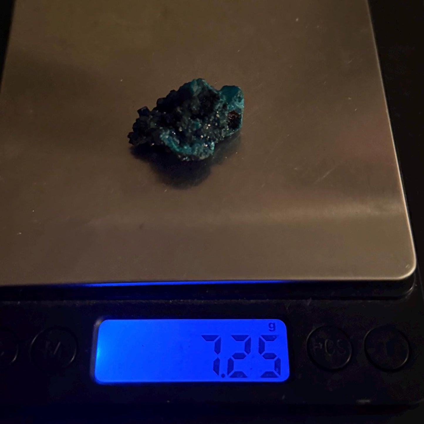 Dioptase Crystal Cluster: Congo Emerald Green Gemstone, Reiki Healing, 5.96g