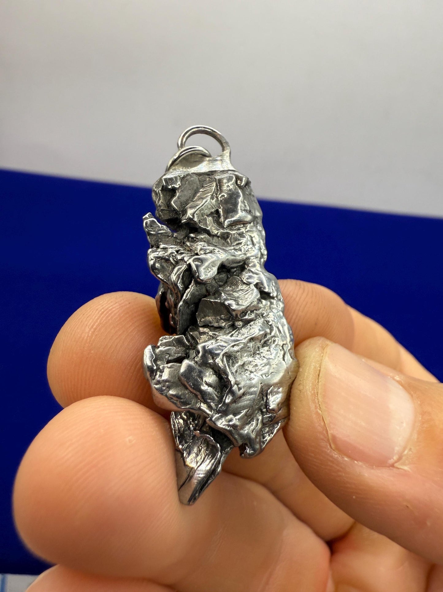 Aletai Meteorite Pendant: Space Jewelry, Astronomy Gift. 14.87 grams