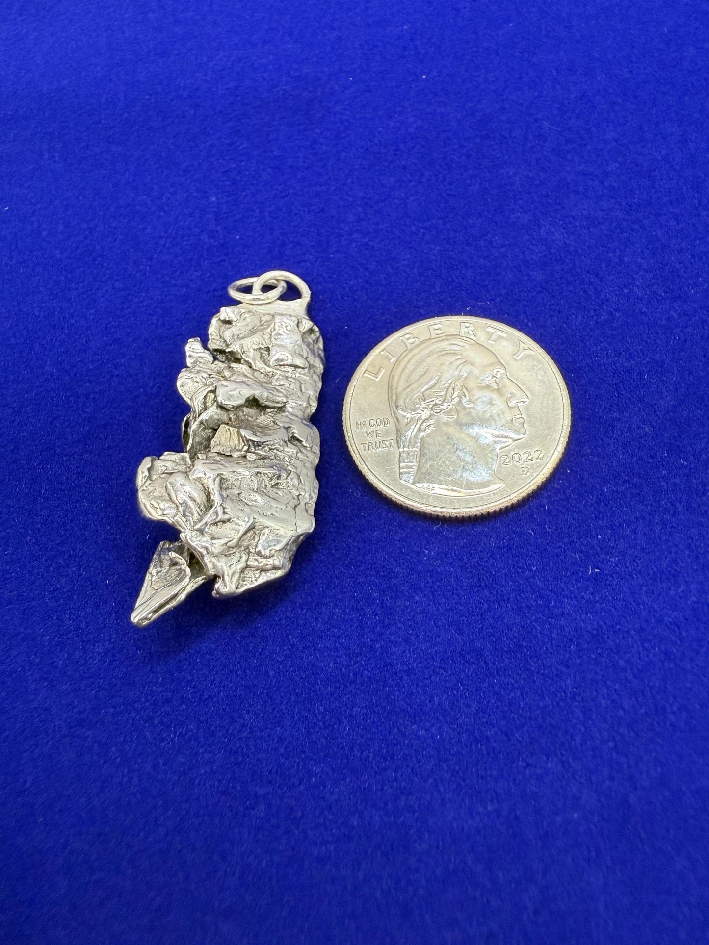 Aletai Meteorite Pendant: Space Jewelry, Astronomy Gift. 14.87 grams