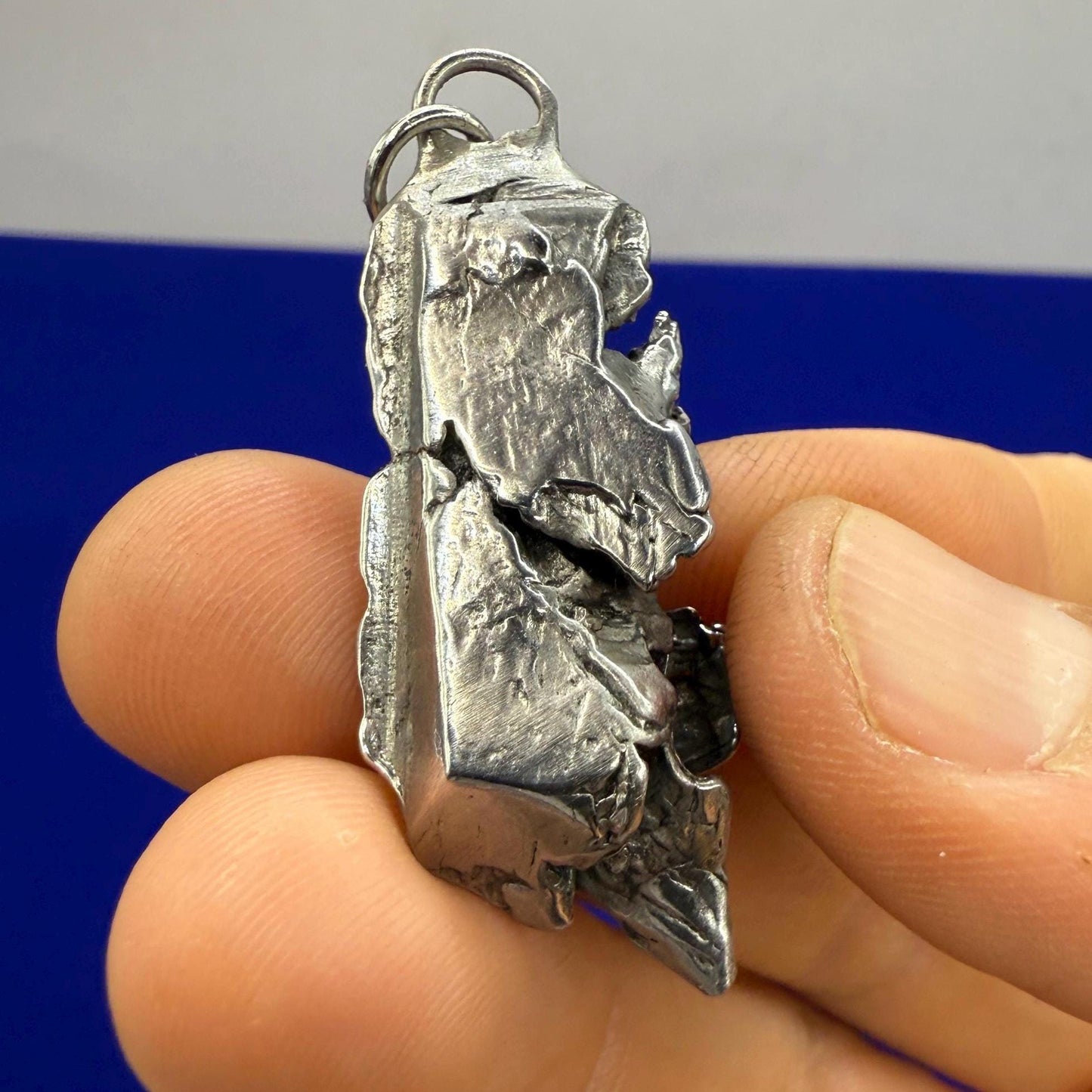 Aletai Meteorite Pendant: Space Jewelry, Astronomy Gift. 14.87 grams