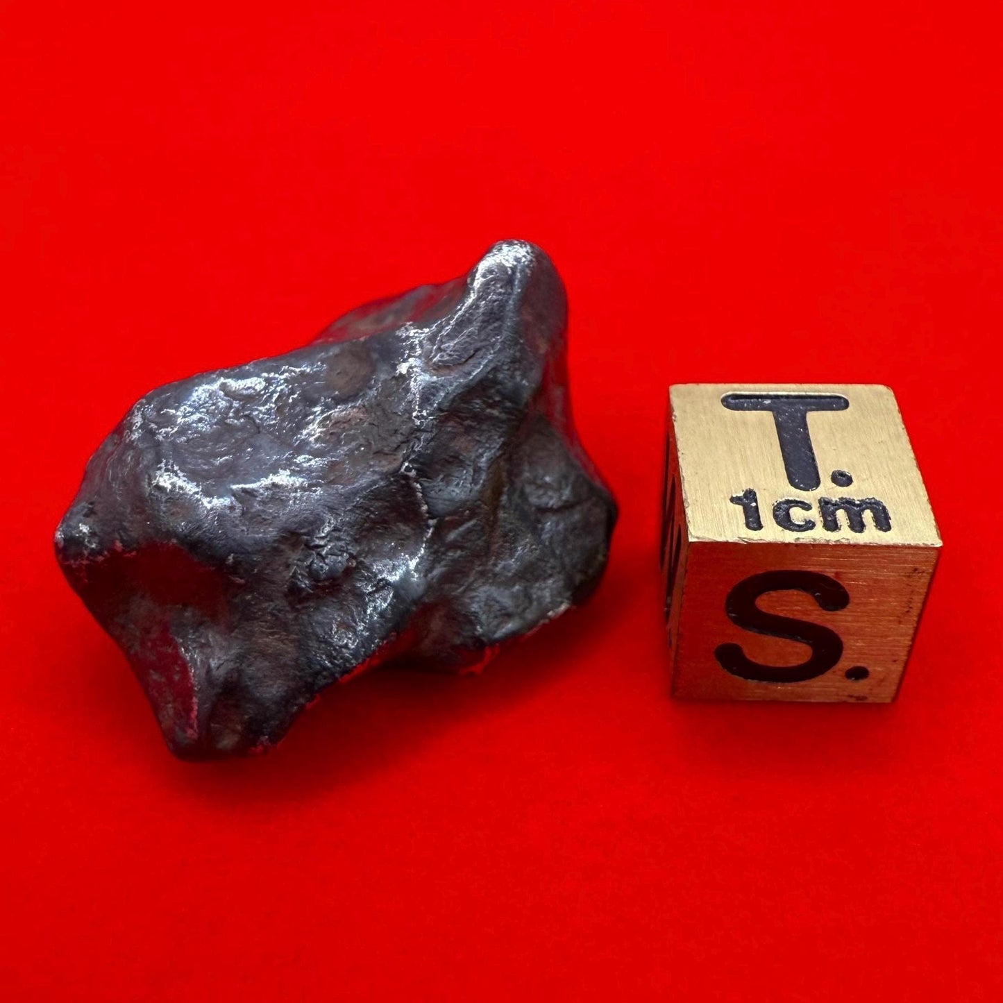Rare Agoudal Iron Meteorite Specimen: Astronomy Space Gift, 25.07 grams