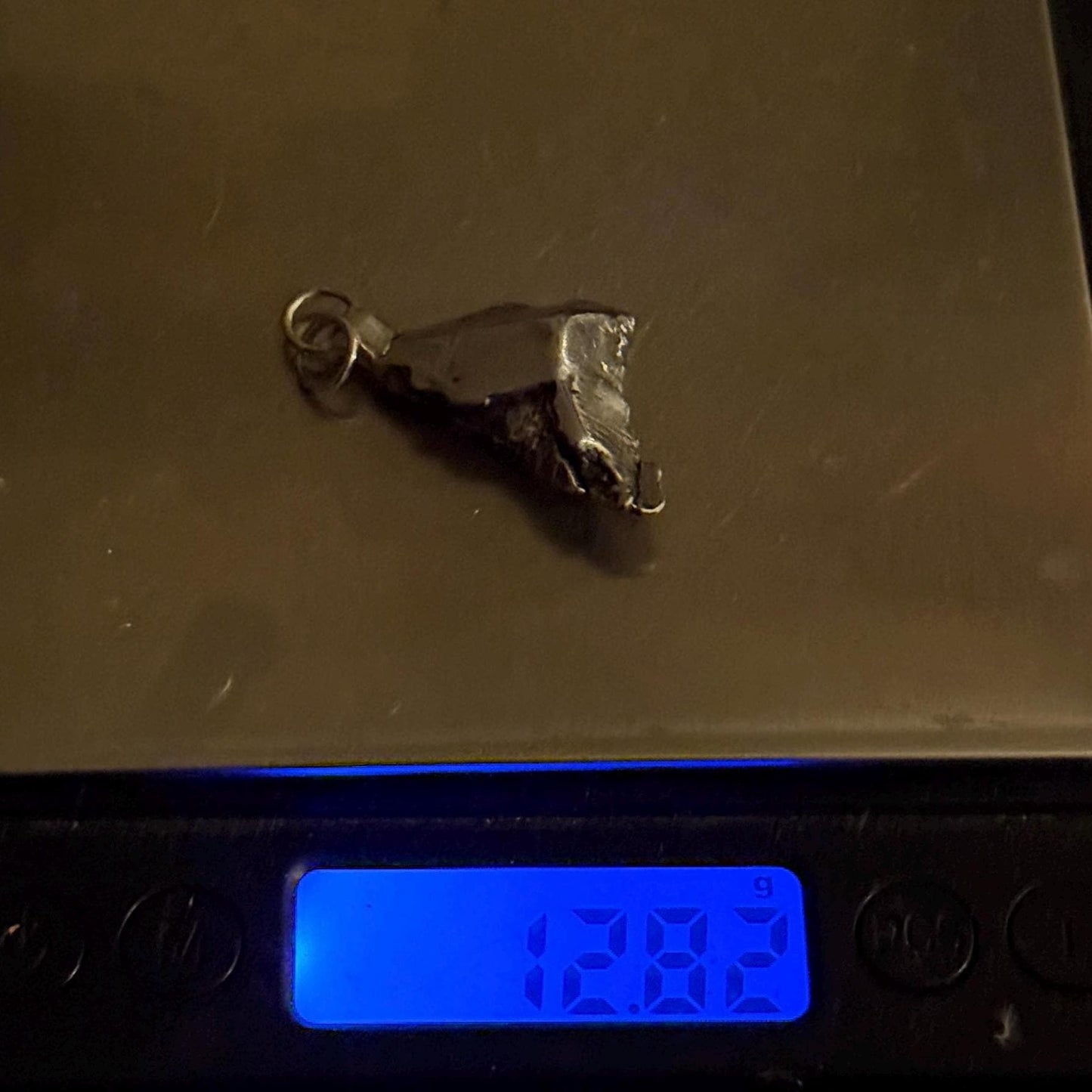 Beautiful Aletai Meteorite Pendant, 12.82 grams, Astronomy Gift, Authentic Meteorite, Meteorite Jewelry, Meteorite Pendant, COA, Space Gift