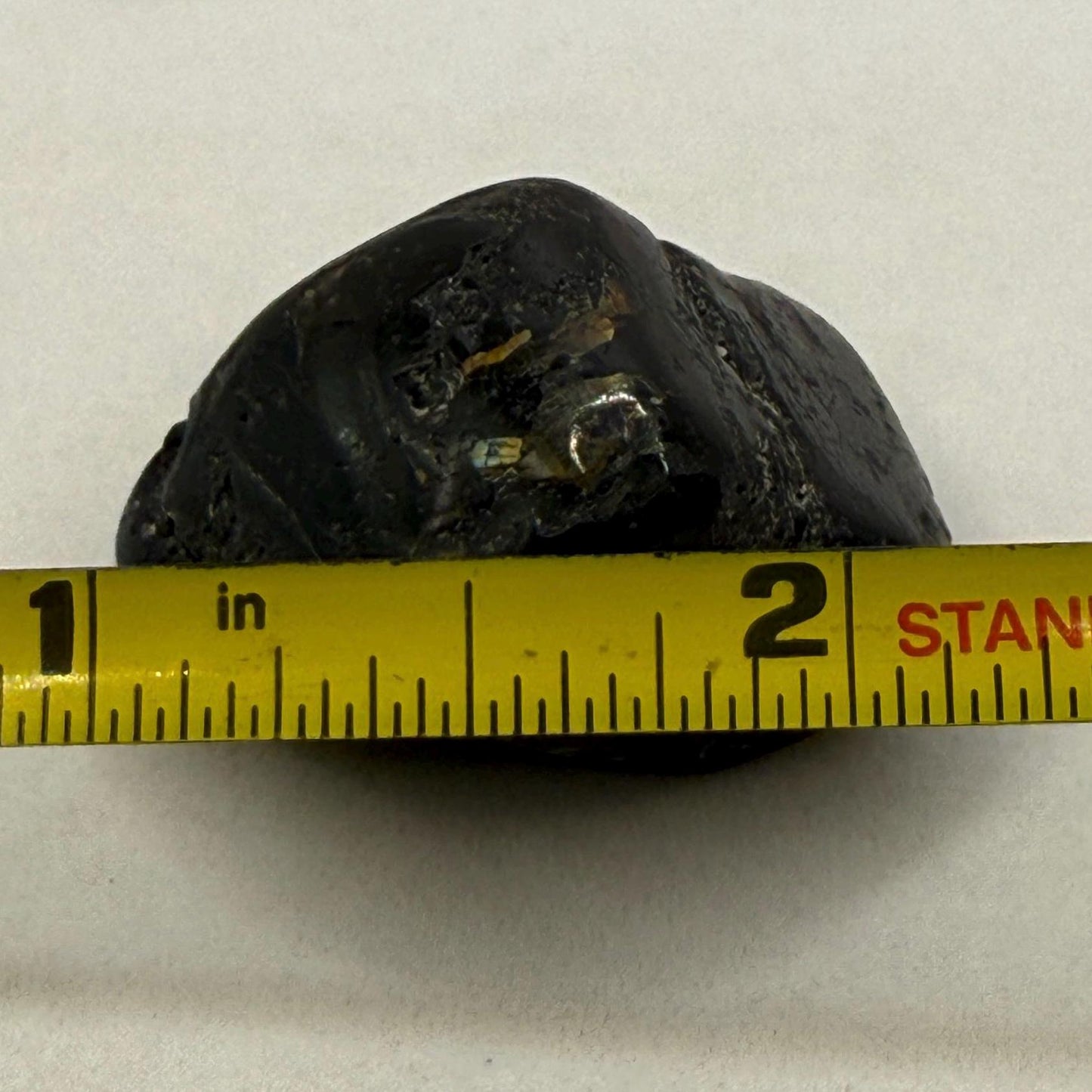 Nuummite Stone, Sorcerer’s Stone, Natural Nuummite, Greenland, Reiki, Rock Collection, Manifesting, Grounding, Energy Work, 19.47 grams