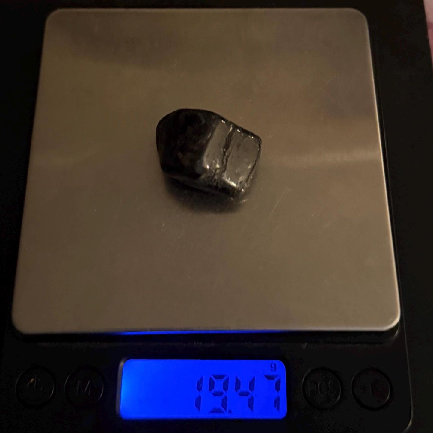 Nuummite Stone, Sorcerer’s Stone, Natural Nuummite, Greenland, Reiki, Rock Collection, Manifesting, Grounding, Energy Work, 19.47 grams