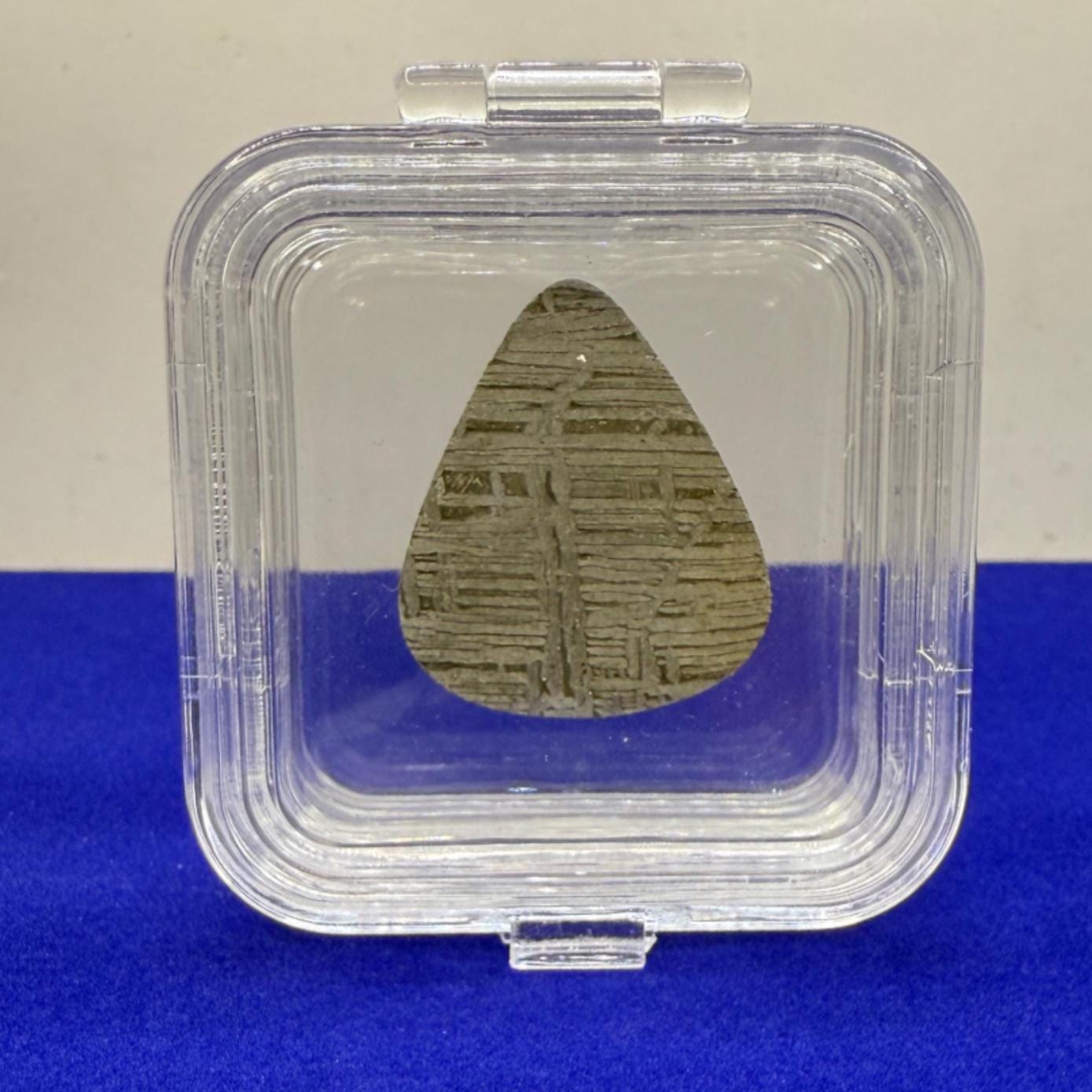 Aletai Meteorite Guitar Pick, Etched & Polished, 8.02g, Authentic Iron Meteorite, Truly Out of This World, Unique Music Gift, Astronomy Gift