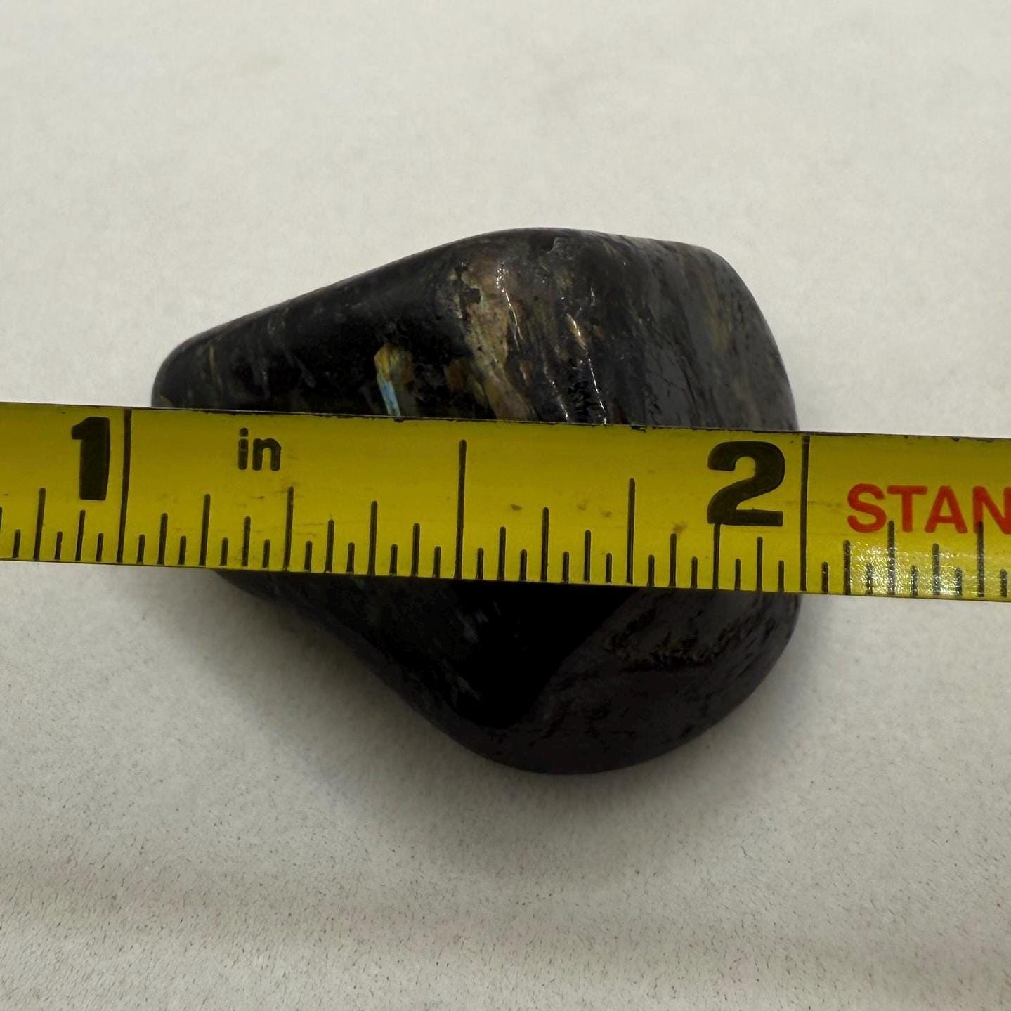 Nuummite Stone, Sorcerer’s Stone, Natural Nuummite, Greenland, Reiki, Rock Collection, Manifesting, Grounding, Energy Work, 21.27 grams