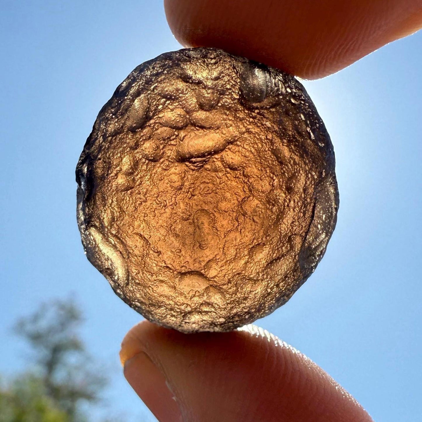 Colombianite Specimen, Beautiful and Translucent, Shamanic, Tektite, Pseudotektite, Obsidian, Healing Energy, Metaphysical, 14.70 grams