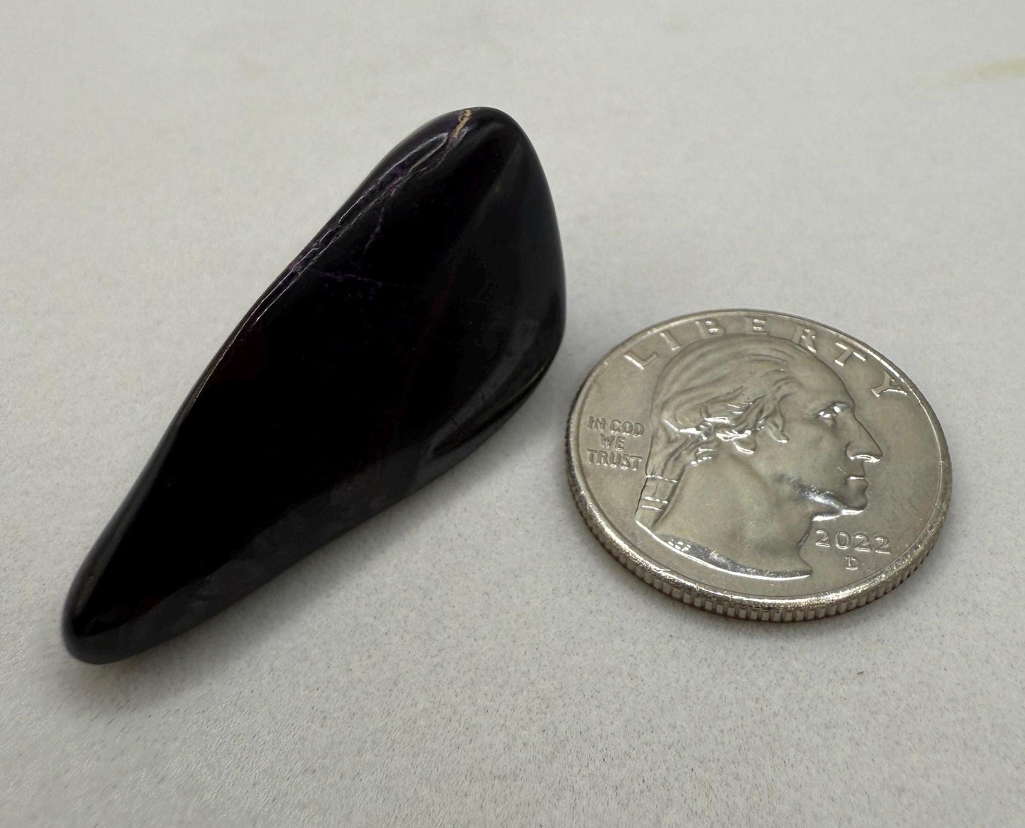 Polished Sugalite Specimen: Rare South African Reiki Stone, 17.88 grams