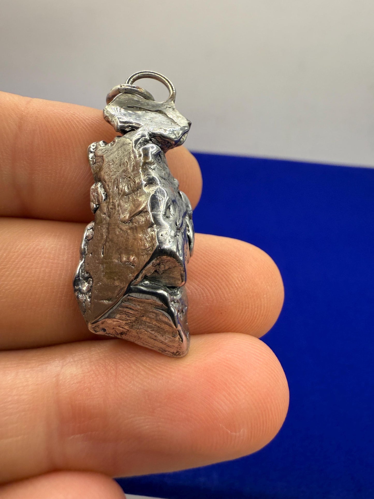 Beautiful Aletai Meteorite Pendant, 12.79 grams, Astronomy Gift, Authentic Meteorite, Meteorite Jewelry, Meteorite Pendant, COA, Space Gift