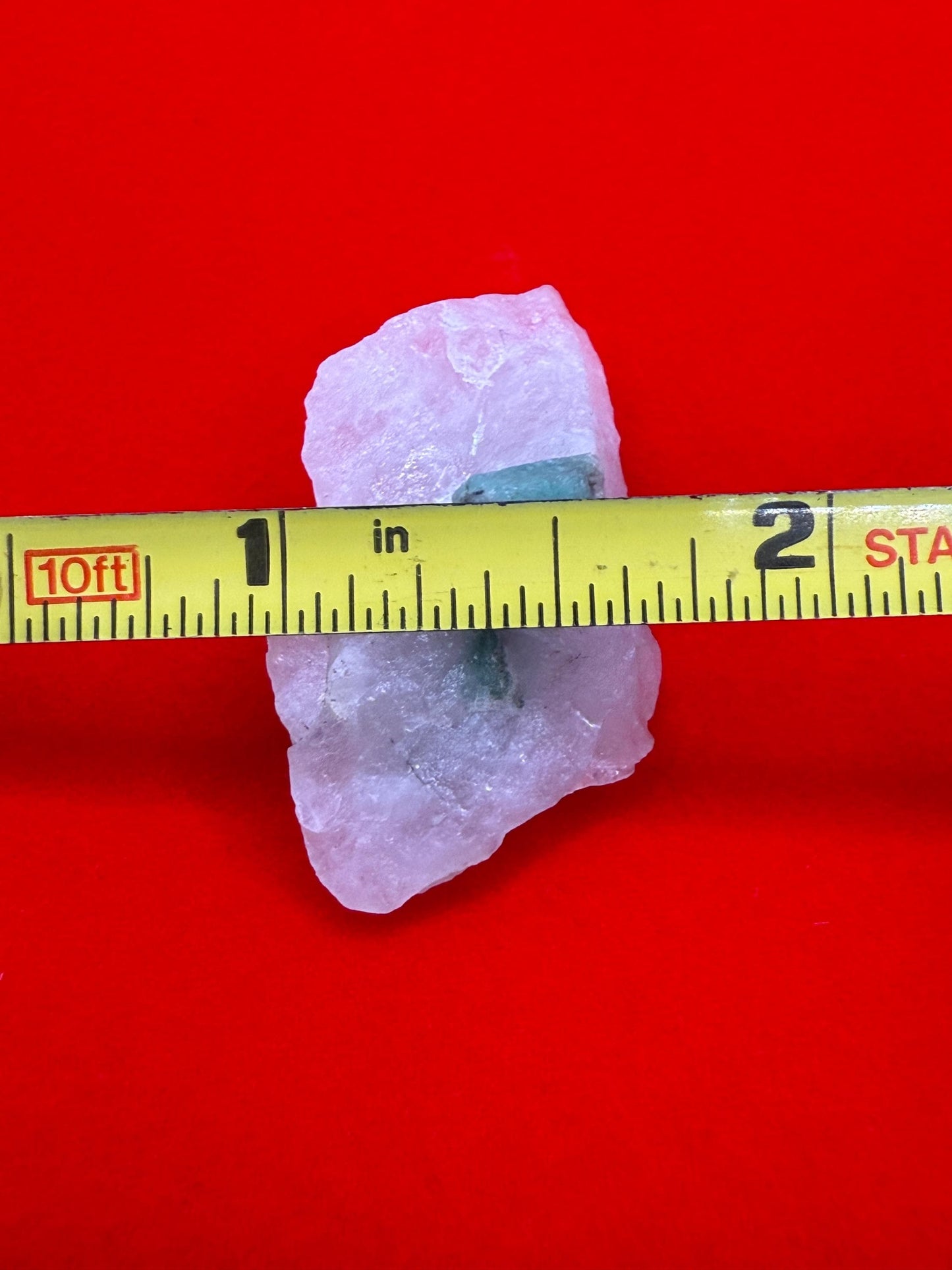 Rough Emerald on Quartz Matrix, Bahia, Brazil Emerald Stone, Brazilian Emerald, Heart Chakra, Brazilian Emerald, 7.70 grams