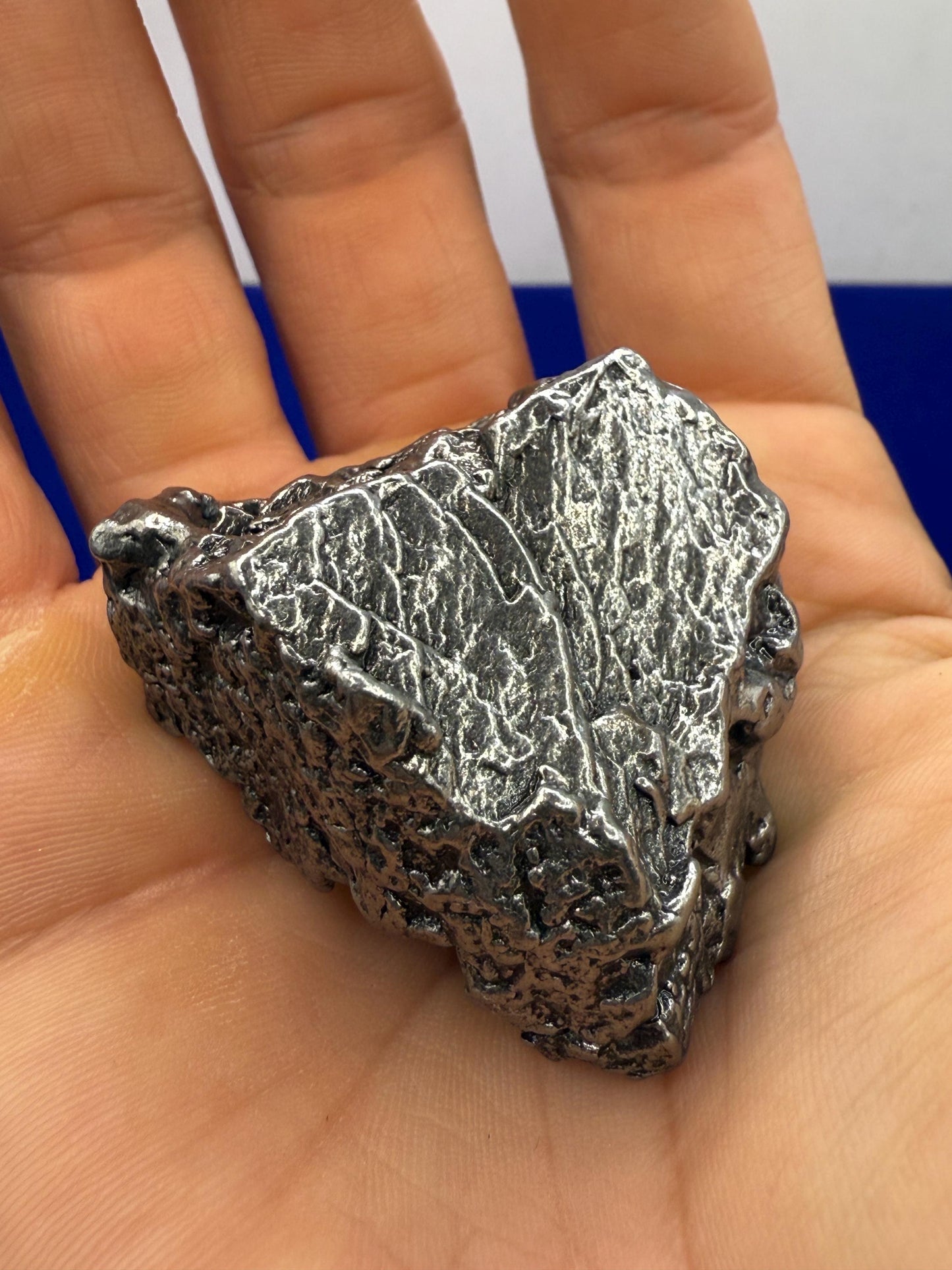 Campo del Cielo Iron Meteorite Specimen: Moving Piece, Authentic Meteorite, Space Gift, 117.31 grams
