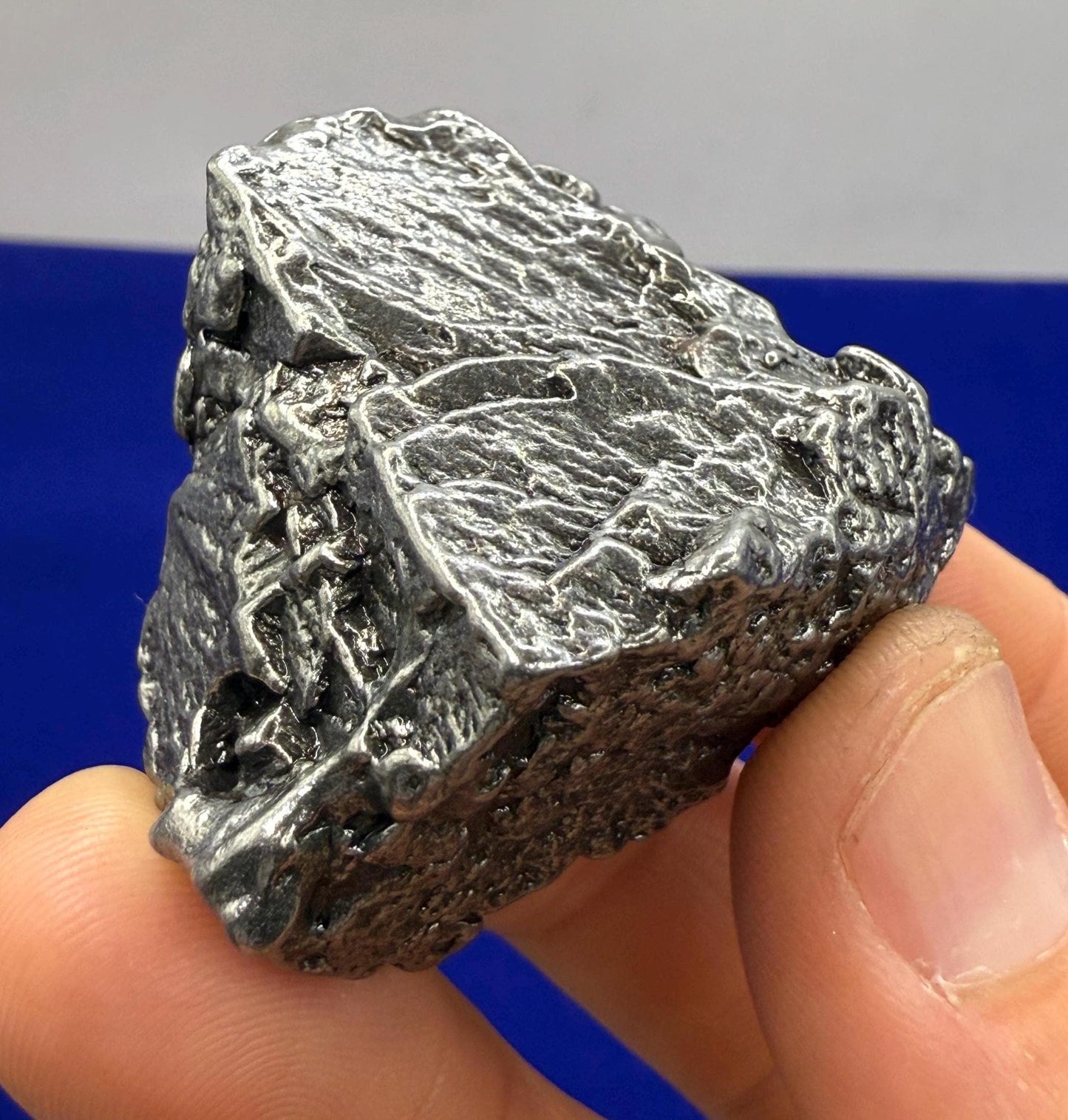 Campo del Cielo Iron Meteorite Specimen: Moving Piece, Authentic Meteorite, Space Gift, 117.31 grams