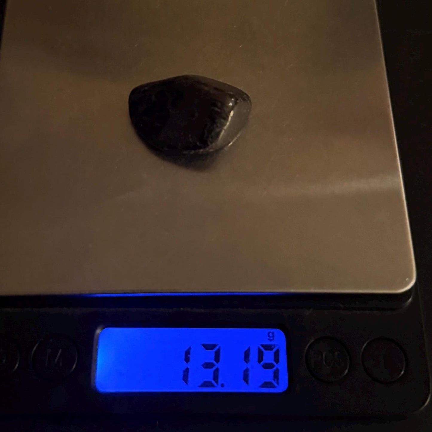 Nuummite Stone, Sorcerer’s Stone, Natural Nuummite, Greenland, Reiki, Rock Collection, Manifesting, Grounding, Energy Work, 13.19 grams